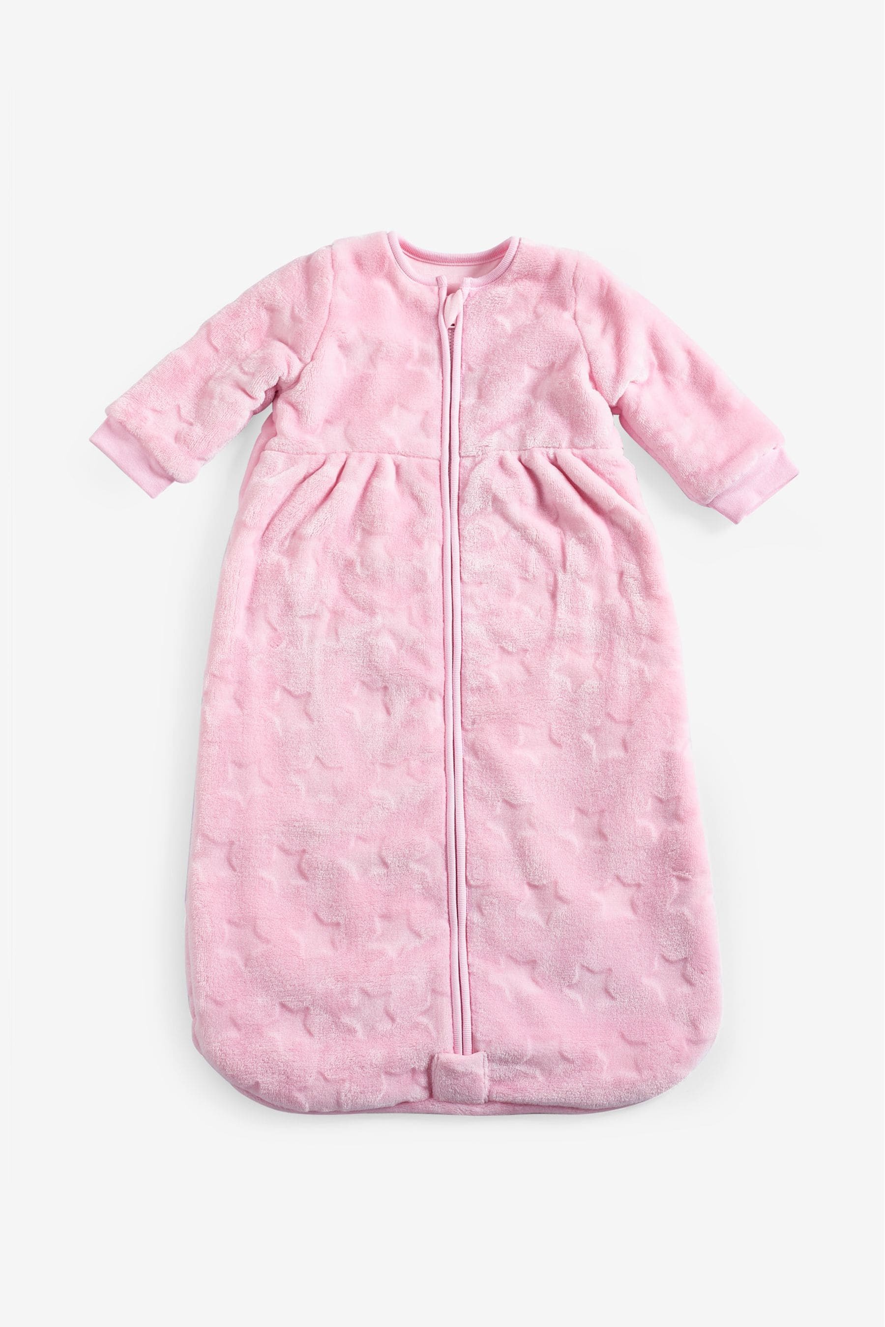 Pink Star Fleece Baby Supersoft 2.5 Tog Sleep Bag