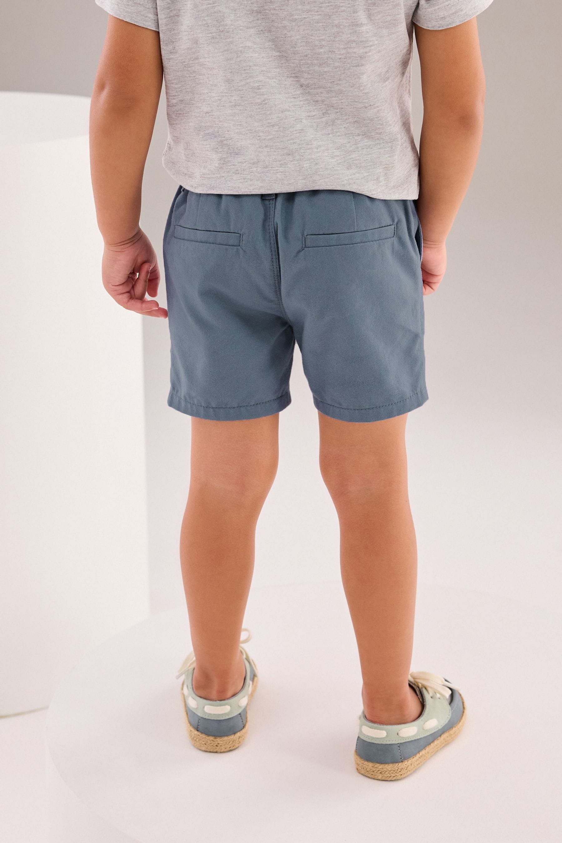 Mid Blue Chinos Shorts (3mths-7yrs)