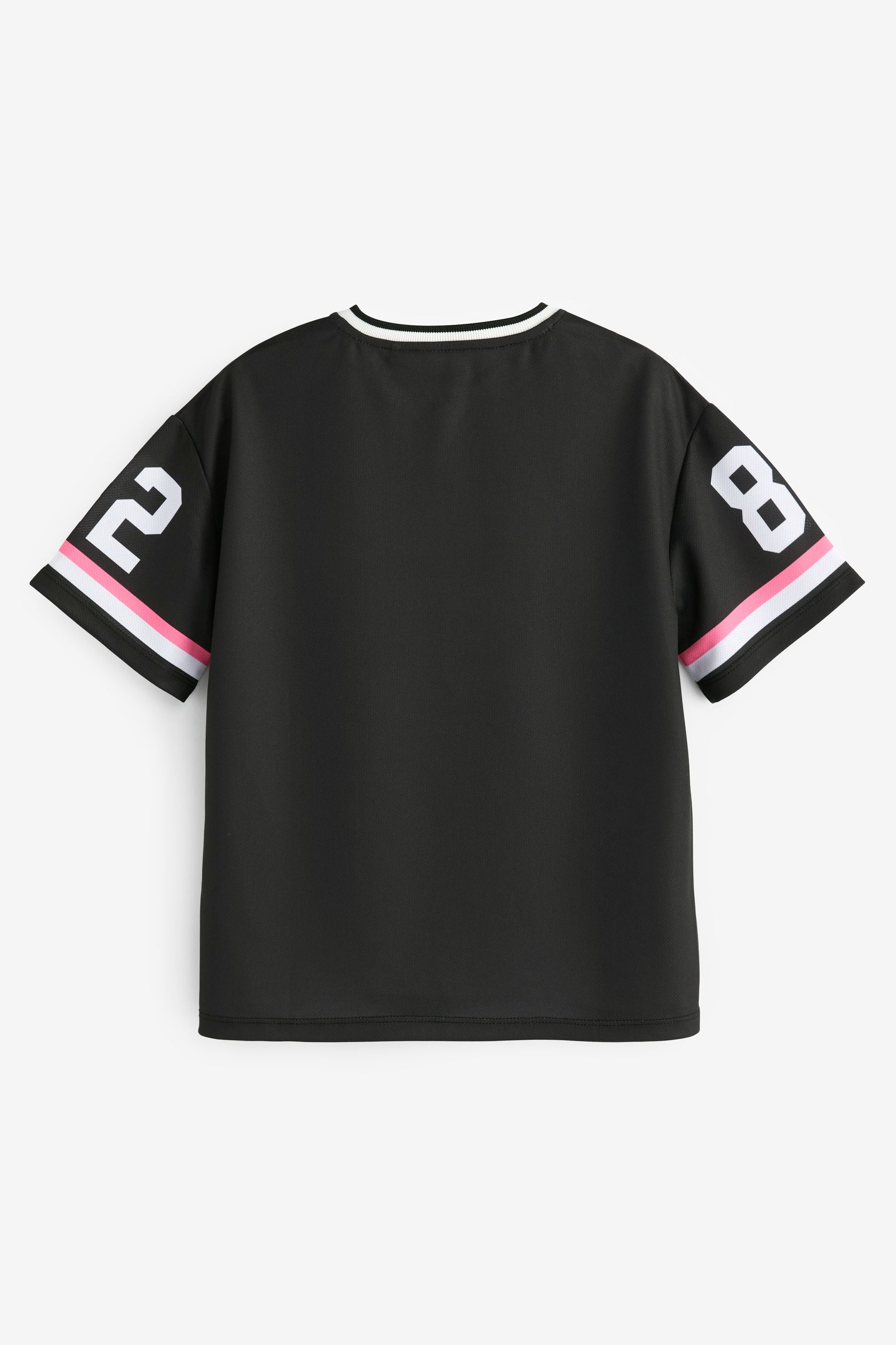 Black Basketball Top (3-16yrs)