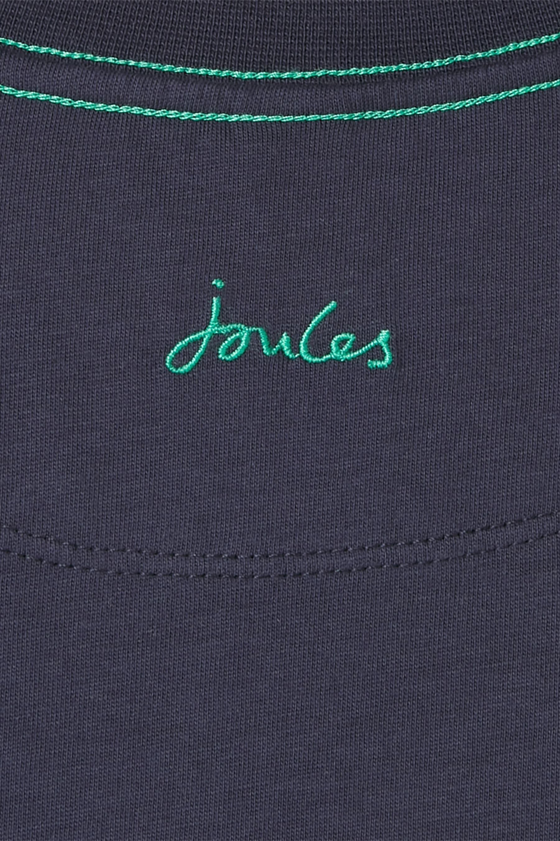 Joules Blue Ben Short Sleeve Screenprint Artwork T-Shirt