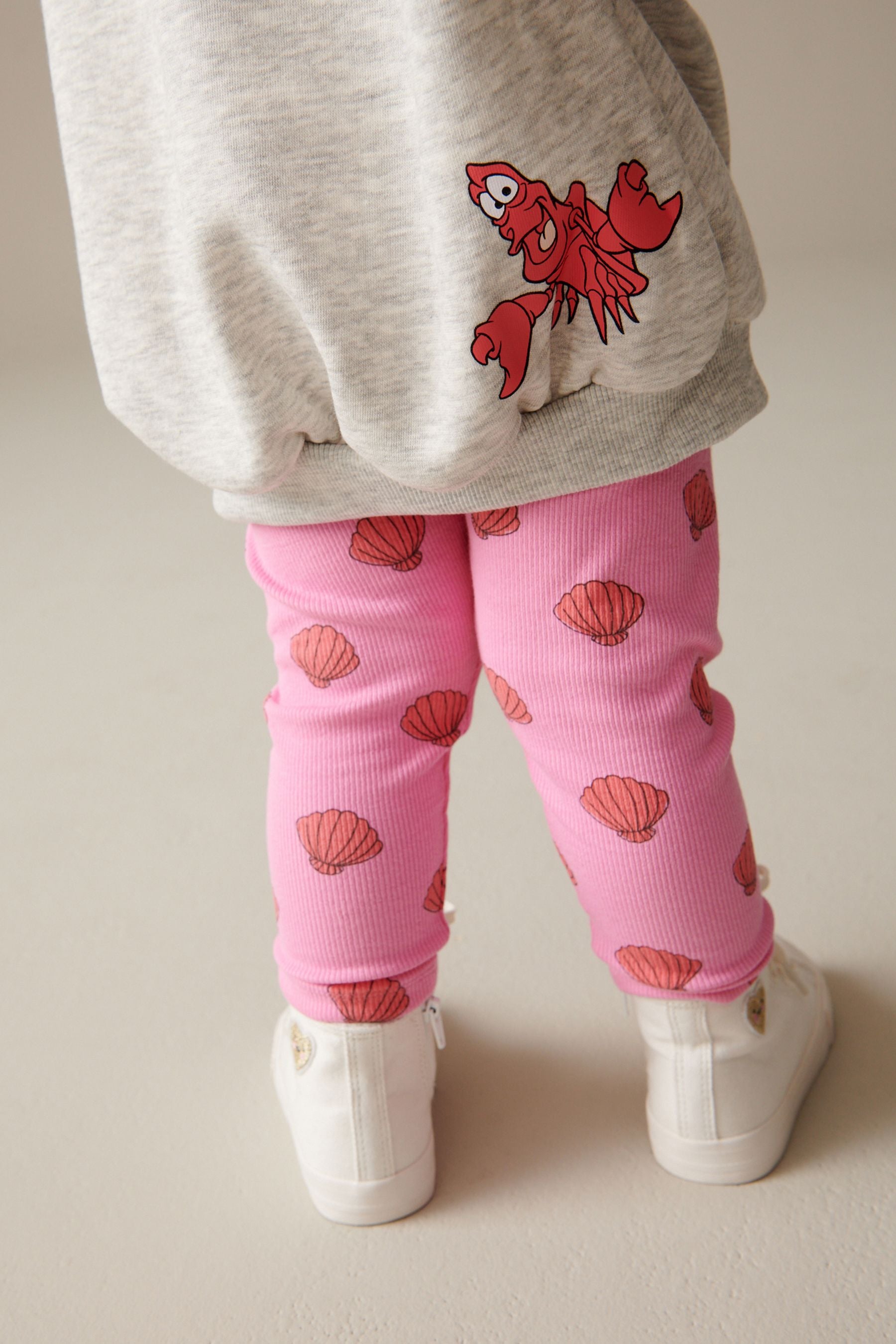 Grey Disney Little Mermaid Ariel Jumper and Leggings Set (3mths-7yrs)