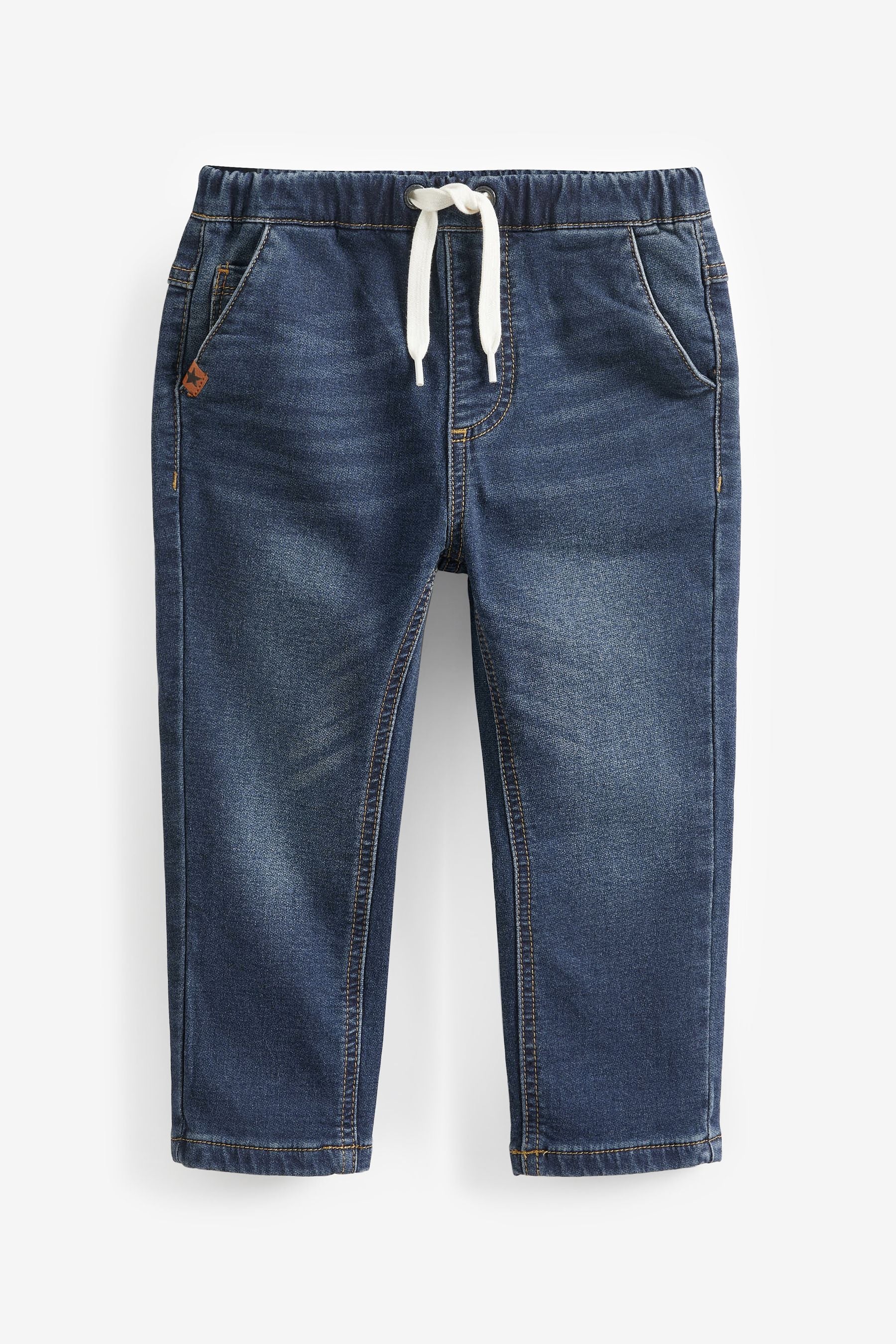 Dark Wash Jogger Jeans With Comfort Stretch (3mths-7yrs)