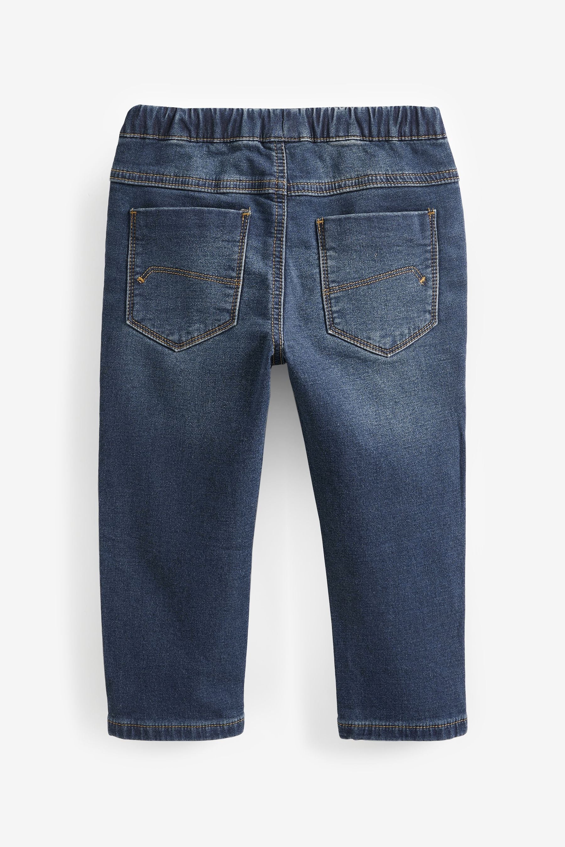 Dark Wash Jogger Jeans With Comfort Stretch (3mths-7yrs)