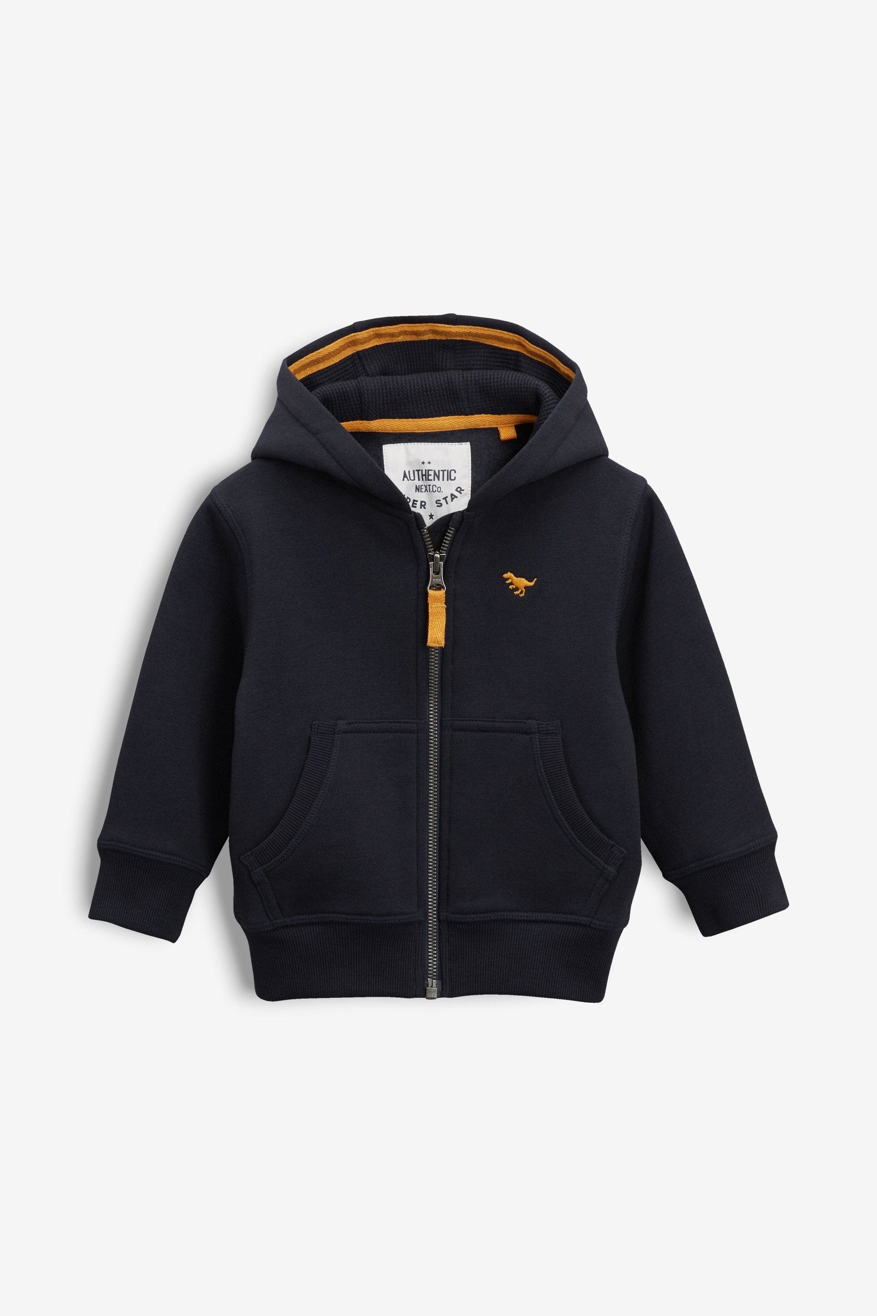 Navy Blue Essential Zip Through Hoodie (3mths-7yrs)