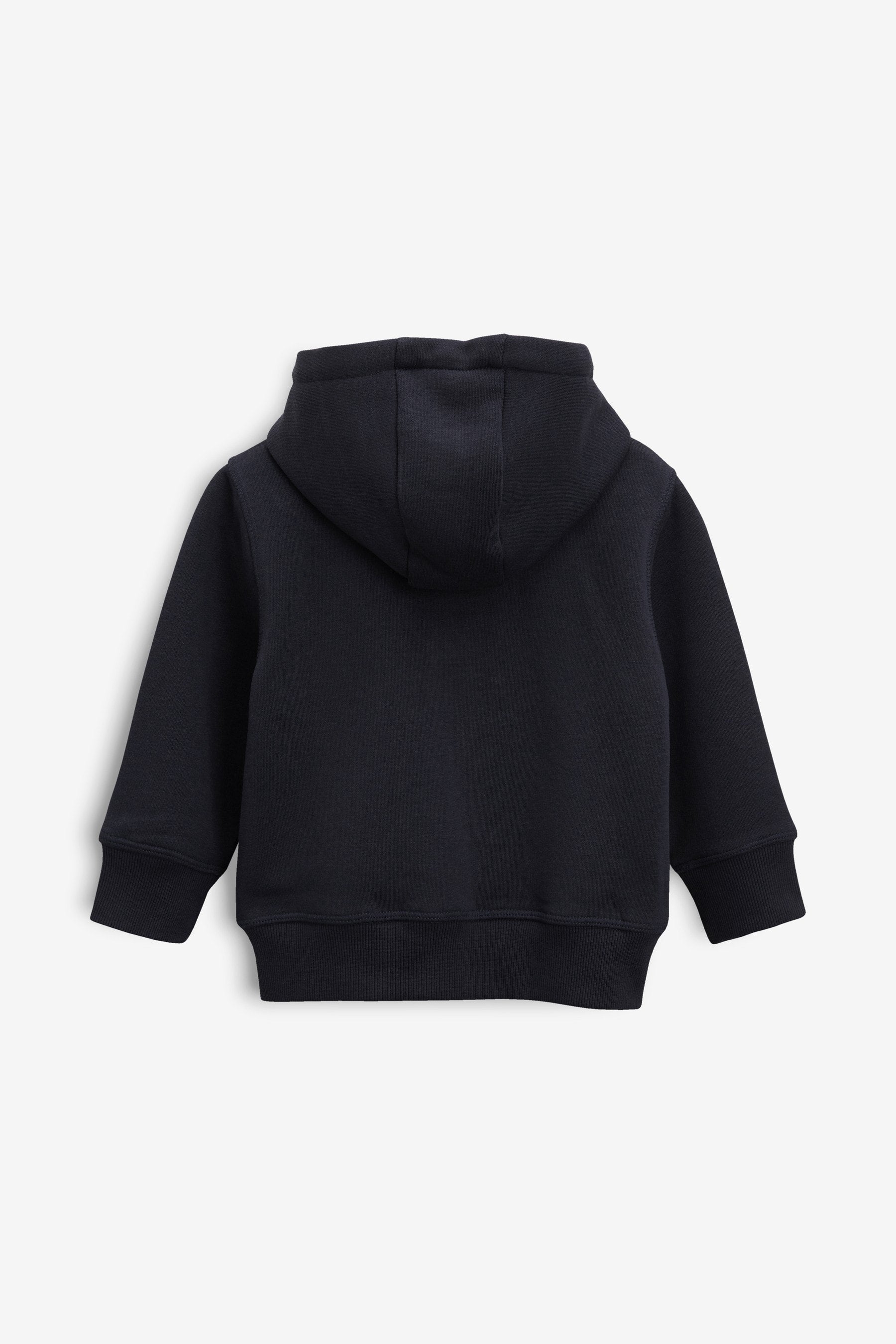 Navy Blue Essential Zip Through Hoodie (3mths-7yrs)