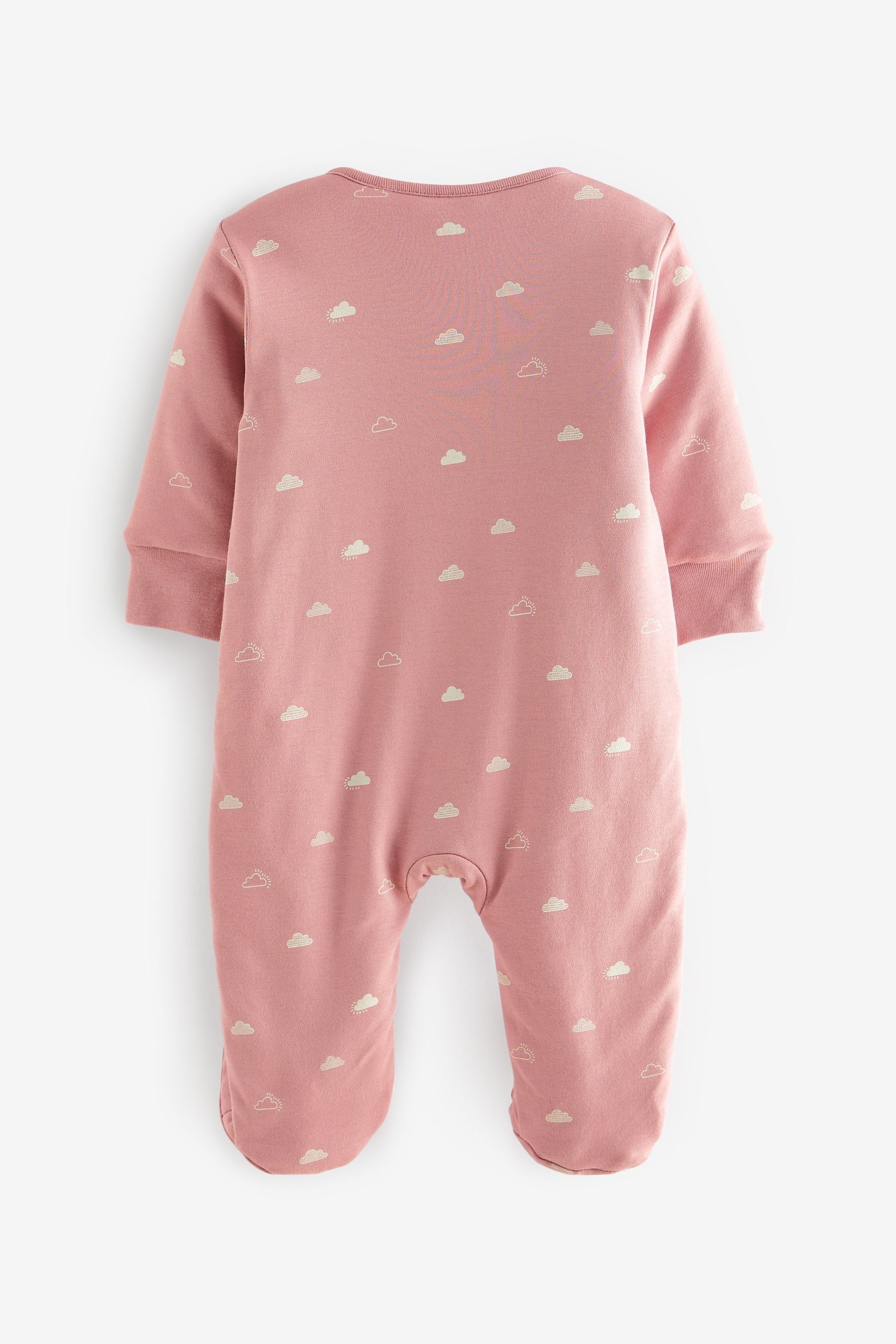 Pink 2.5 Tog Wadded Single Sleepsuit