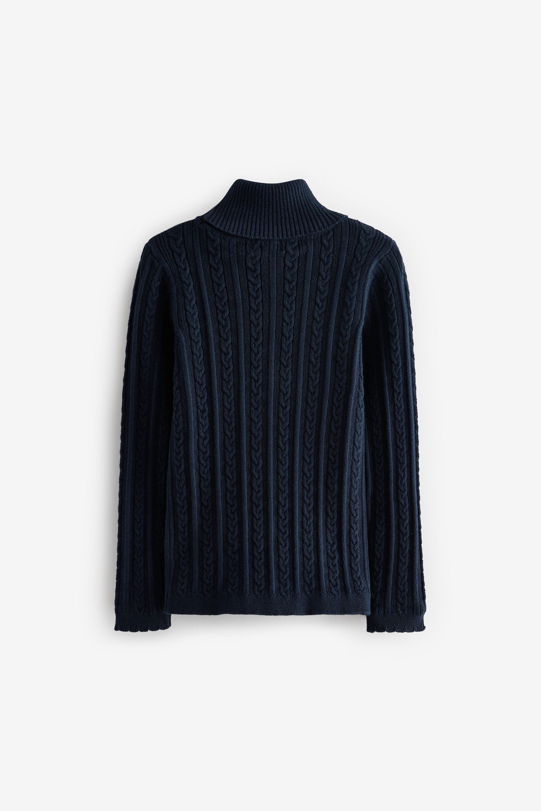 Navy Blue Roll Neck Jumper (3mths-7yrs)