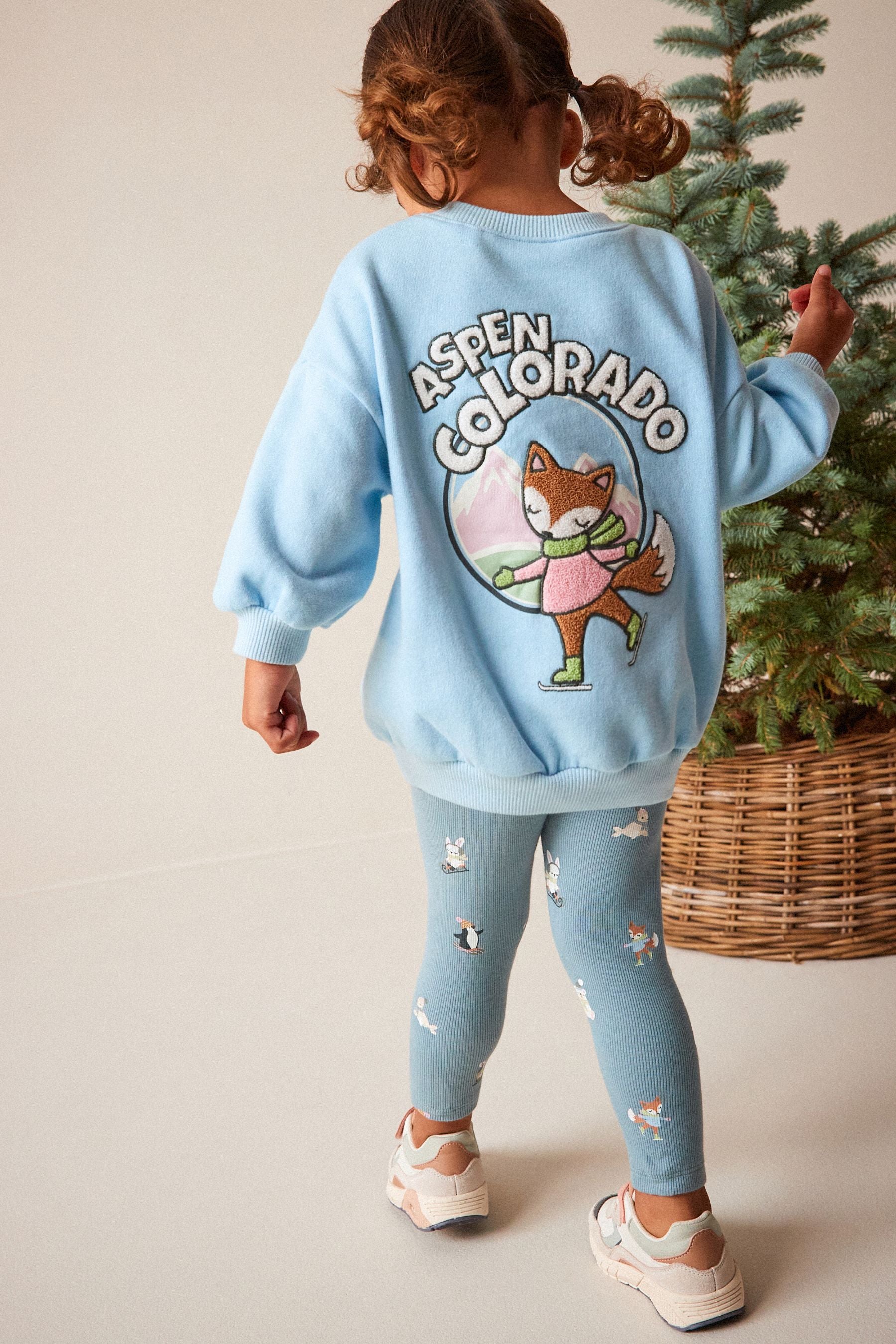 Blue Character Sweat and Leggings Set (3mths-7yrs)