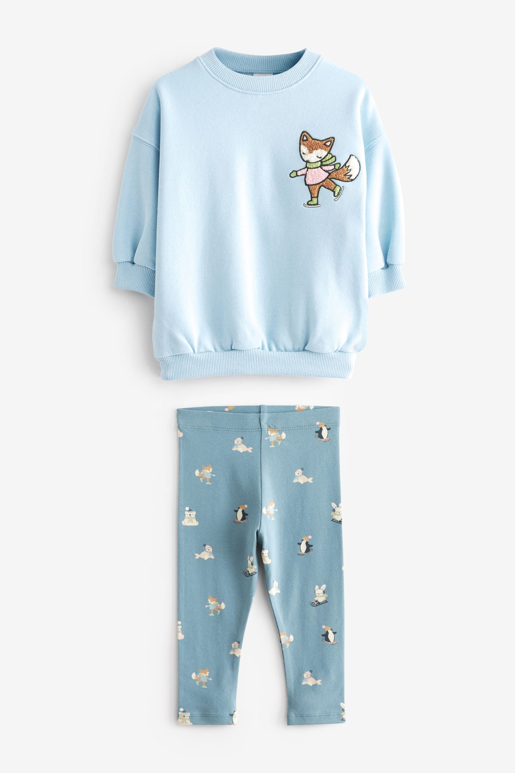 Blue Character Sweat and Leggings Set (3mths-7yrs)