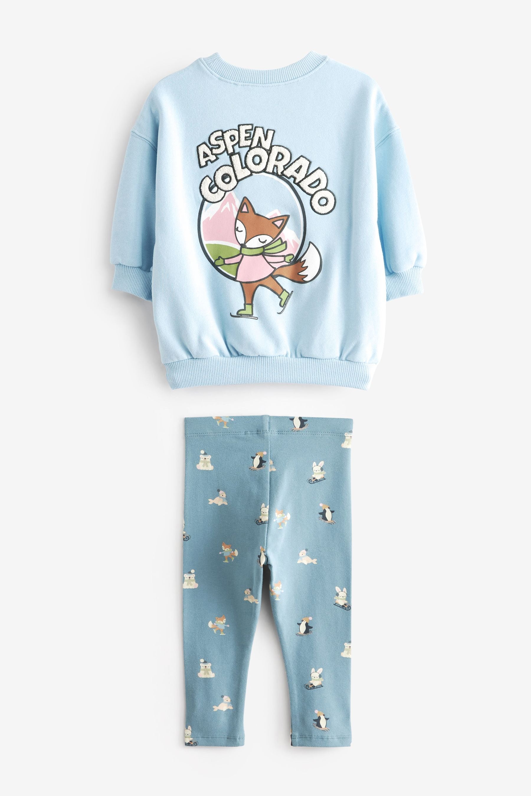 Blue Character Sweat and Leggings Set (3mths-7yrs)