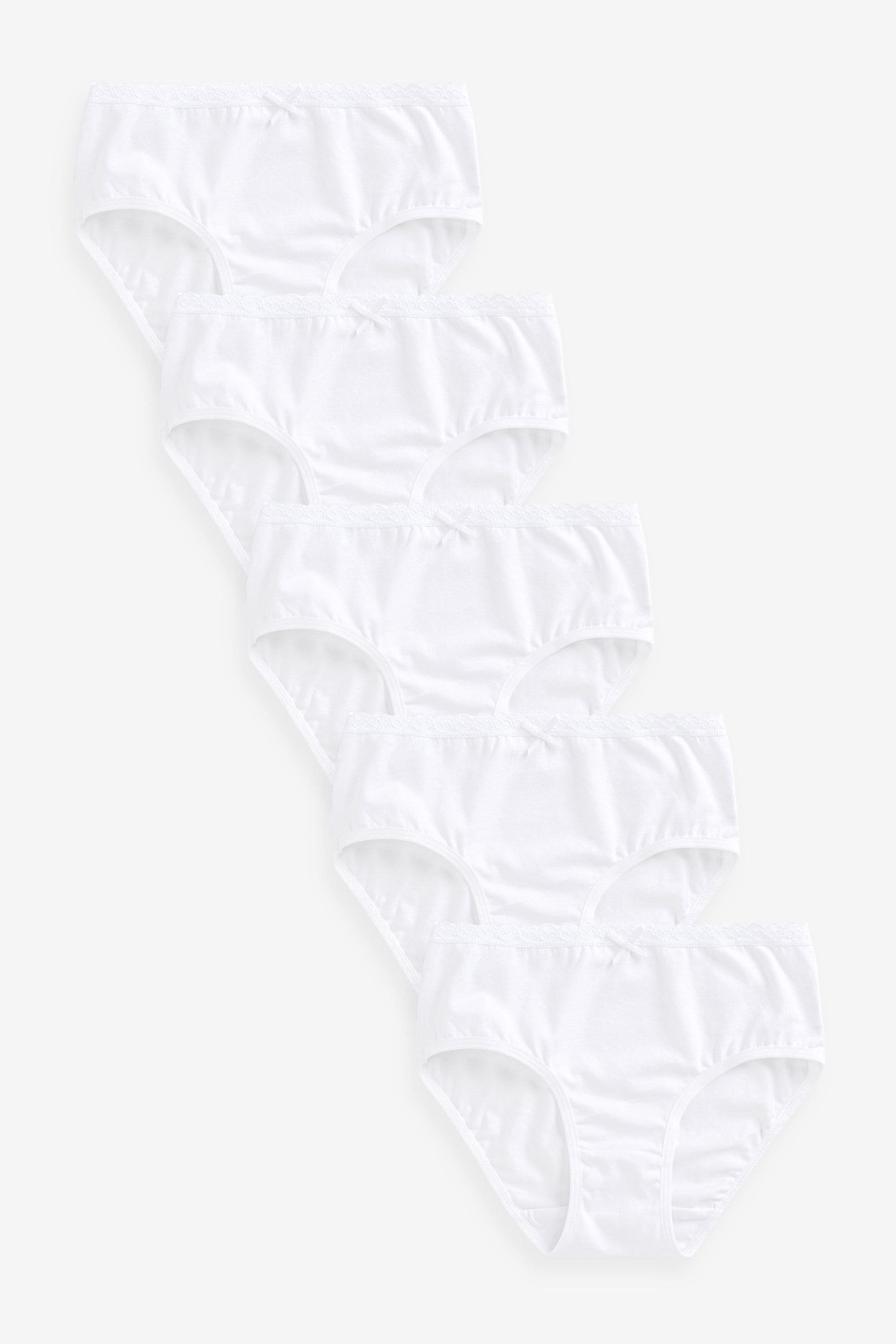 White Briefs 5 Pack (1.5-16yrs)