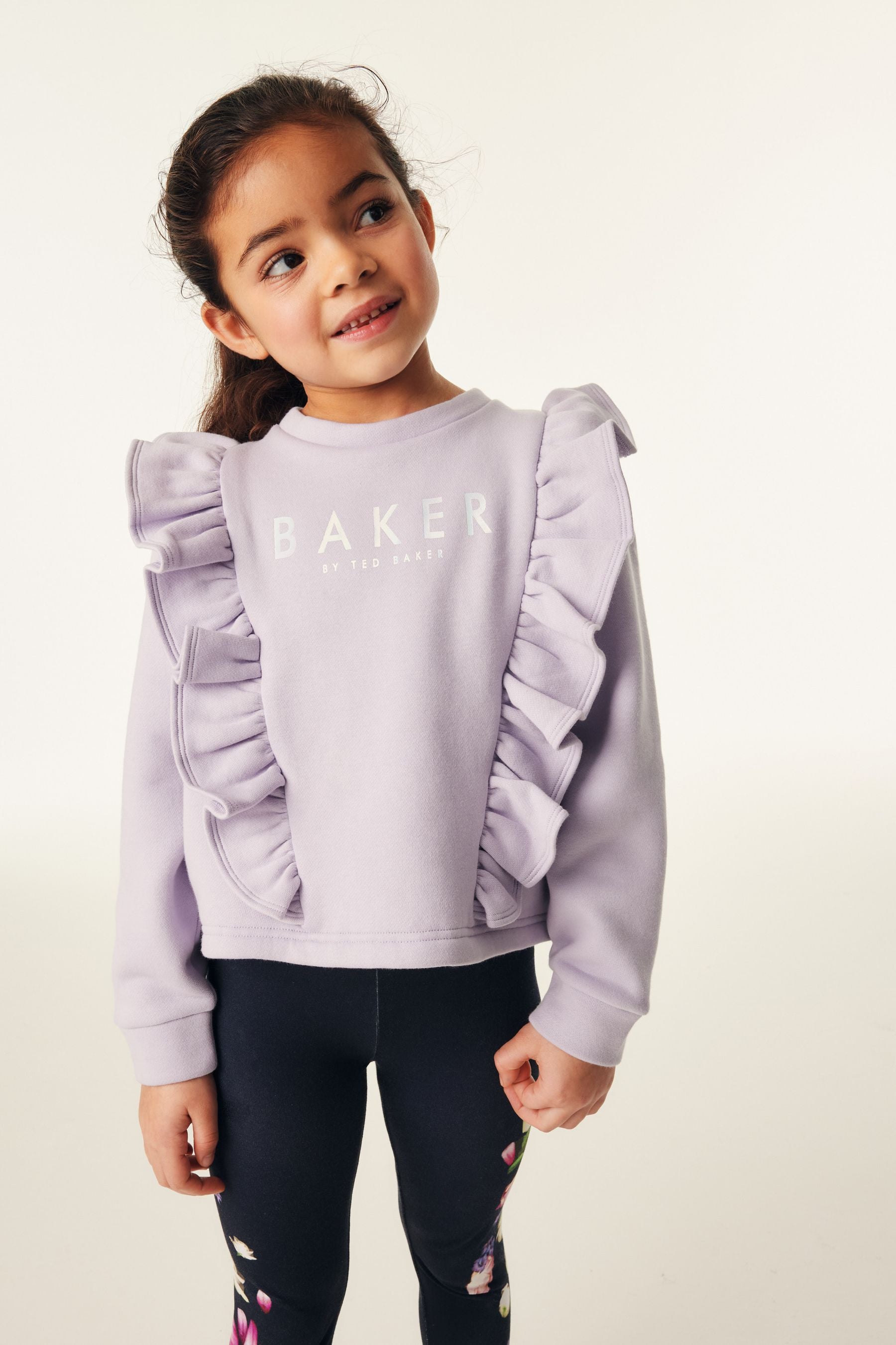 Baker by Ted Baker Frill Sweat Top and Leggings Set