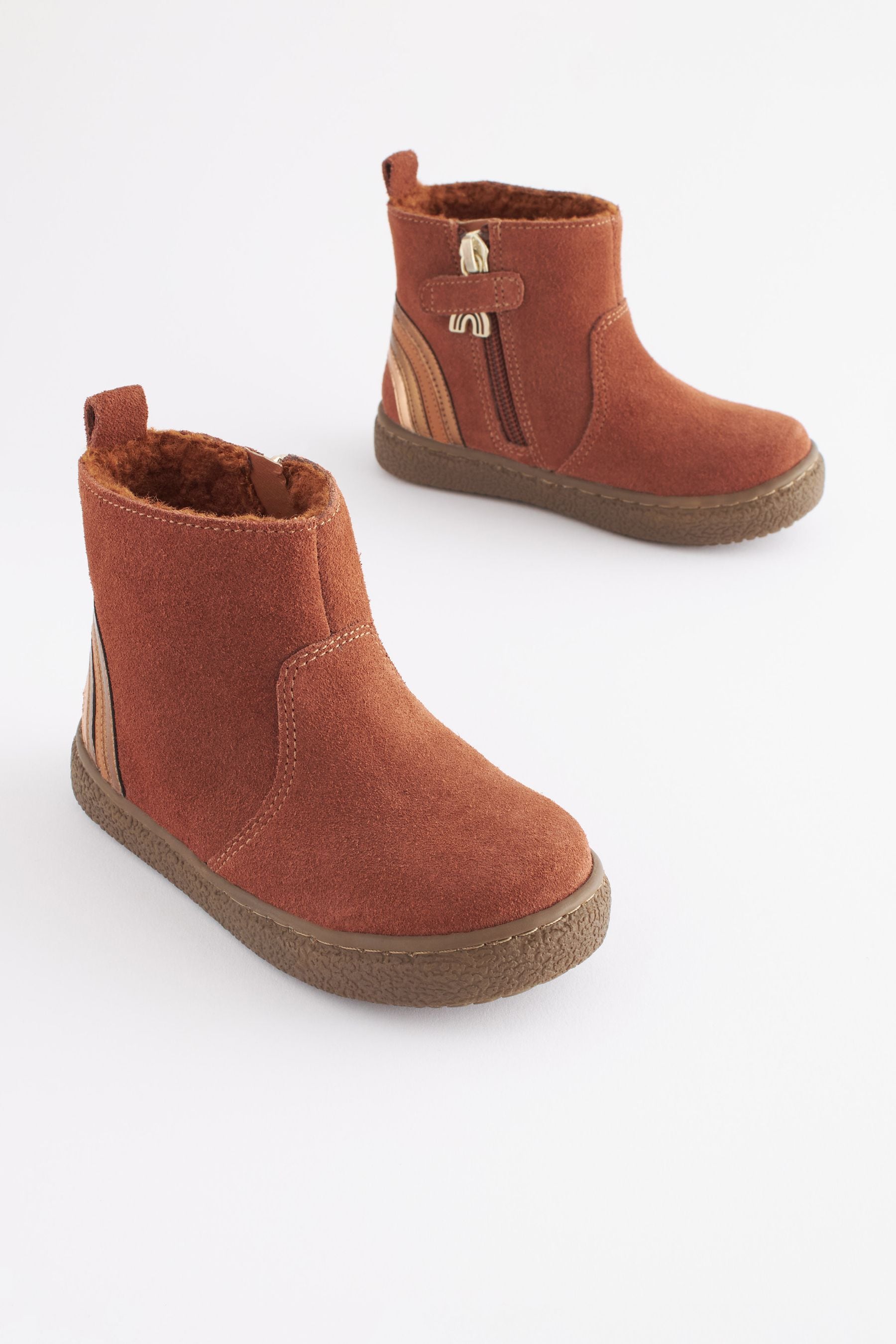 Tan Brown Suede Chelsea Boots