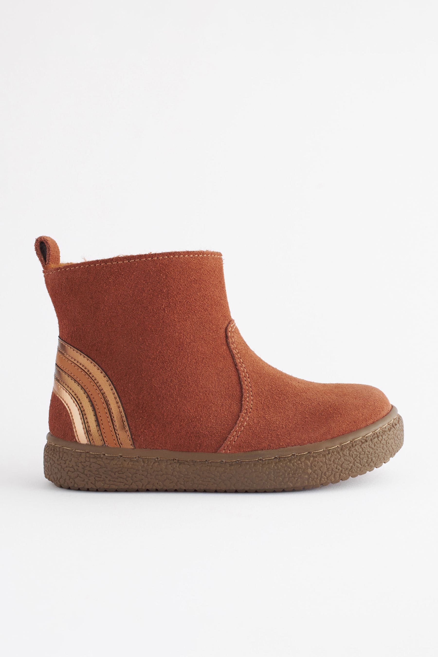 Tan Brown Suede Chelsea Boots