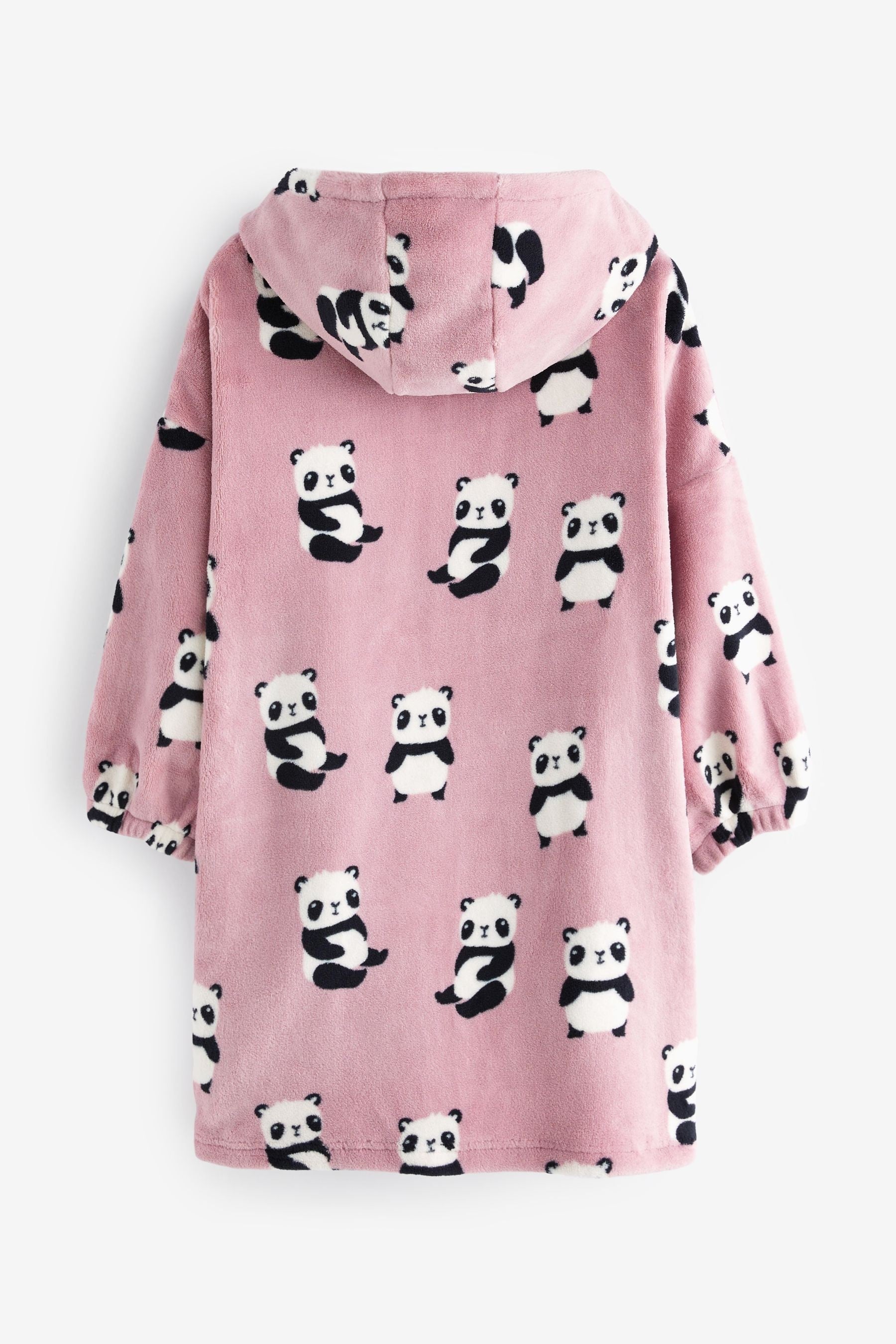 Pink Panda Character Hooded Blanket (3-16yrs)