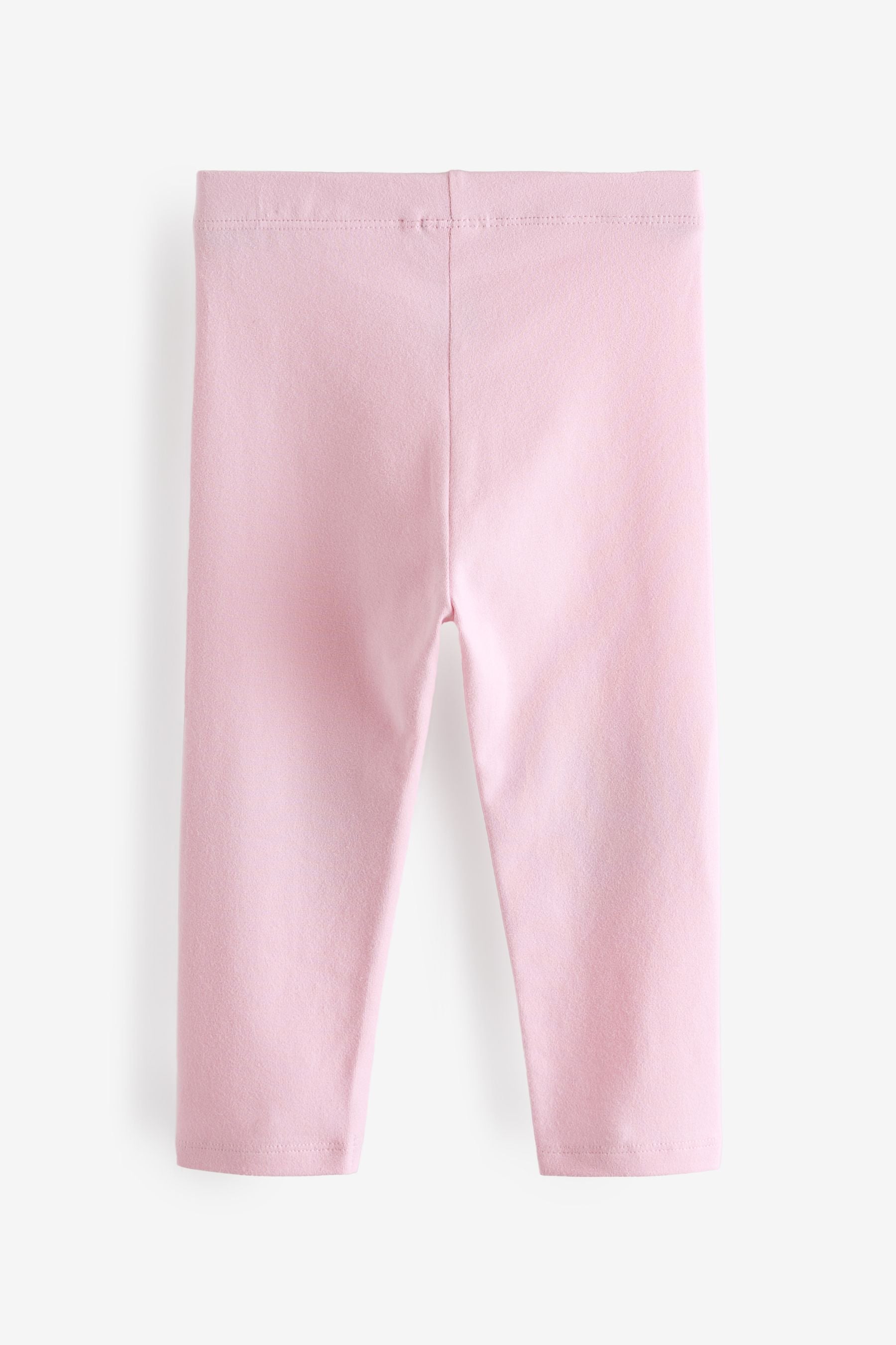 Pink Heart Embroidered Leggings (3mths-7yrs)