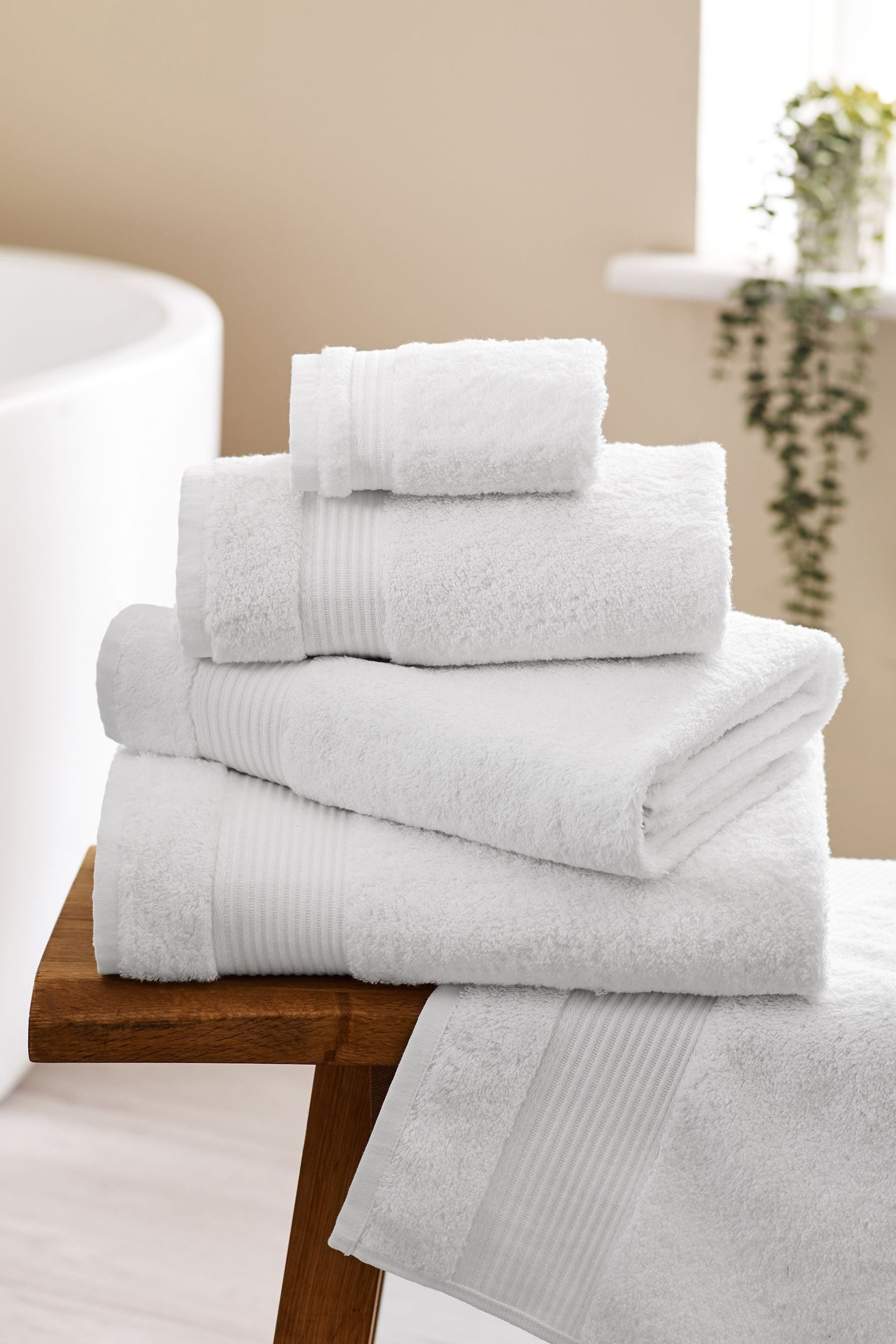 White Egyptian Cotton Towel