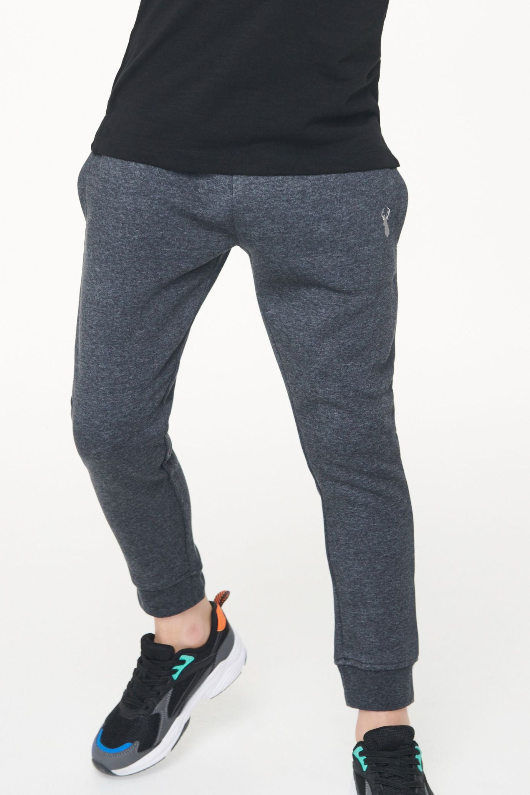 Dark Charcoal Cuffed Joggers (3-17yrs)