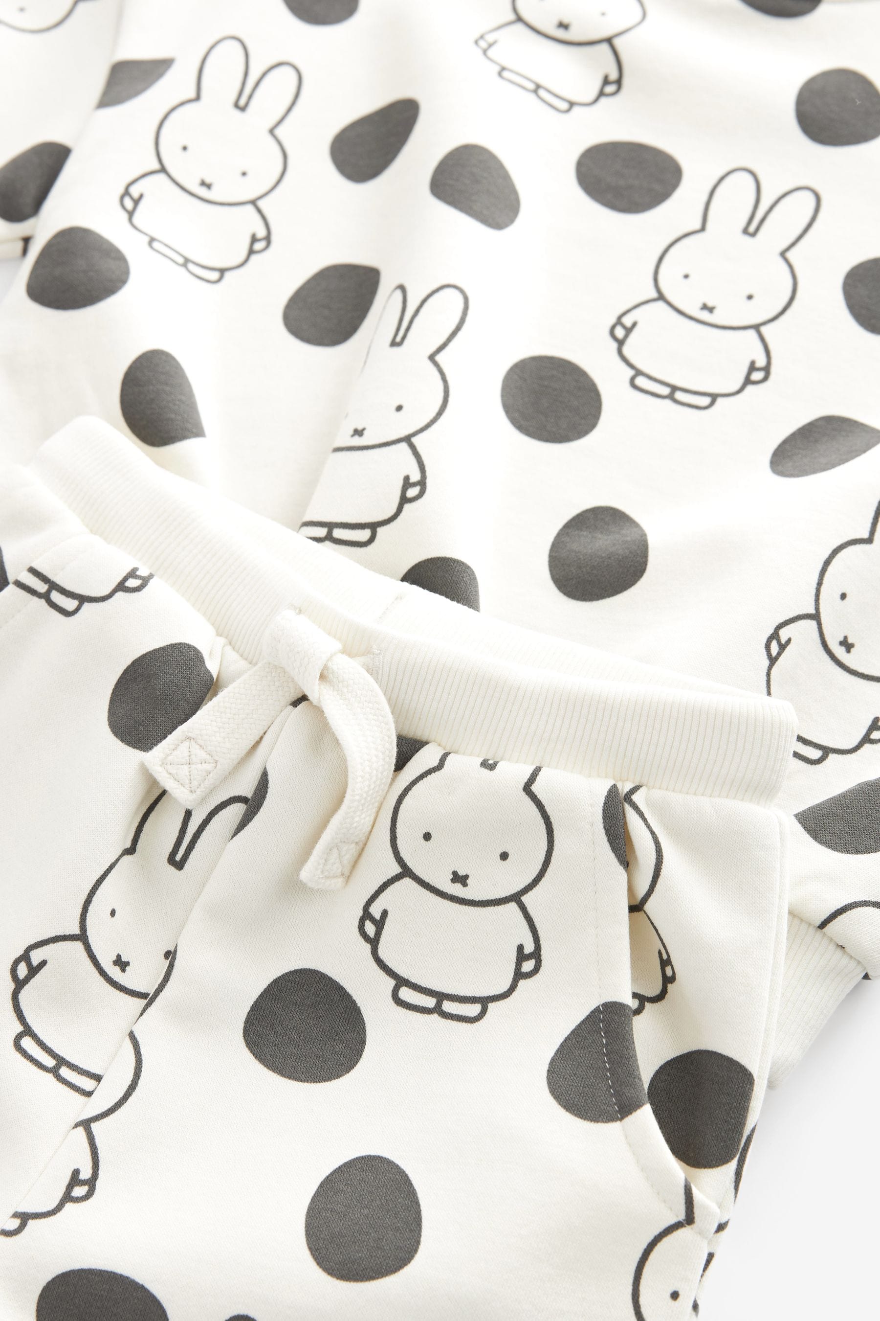 Cream Miffy Sweatshirt And Joggers Set (3mths-7yrs)