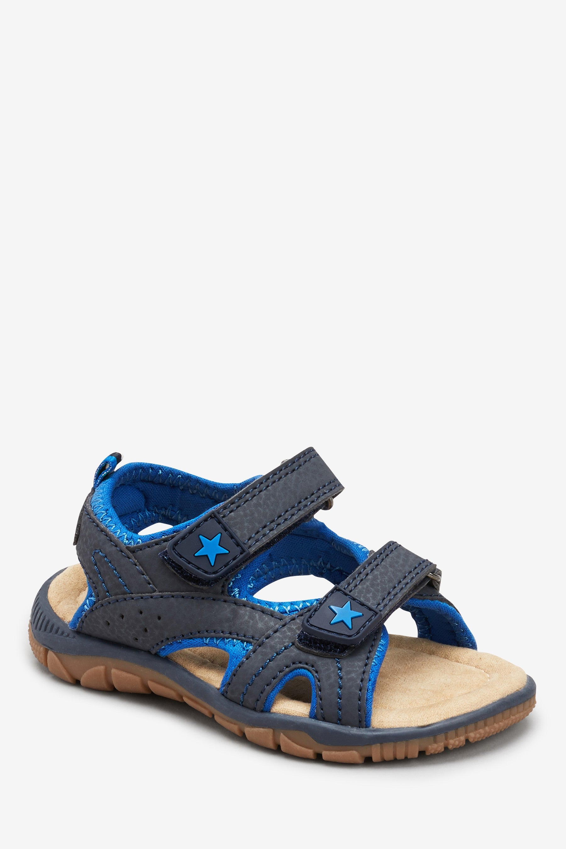 Navy Blue Two Strap Trekker Sandals