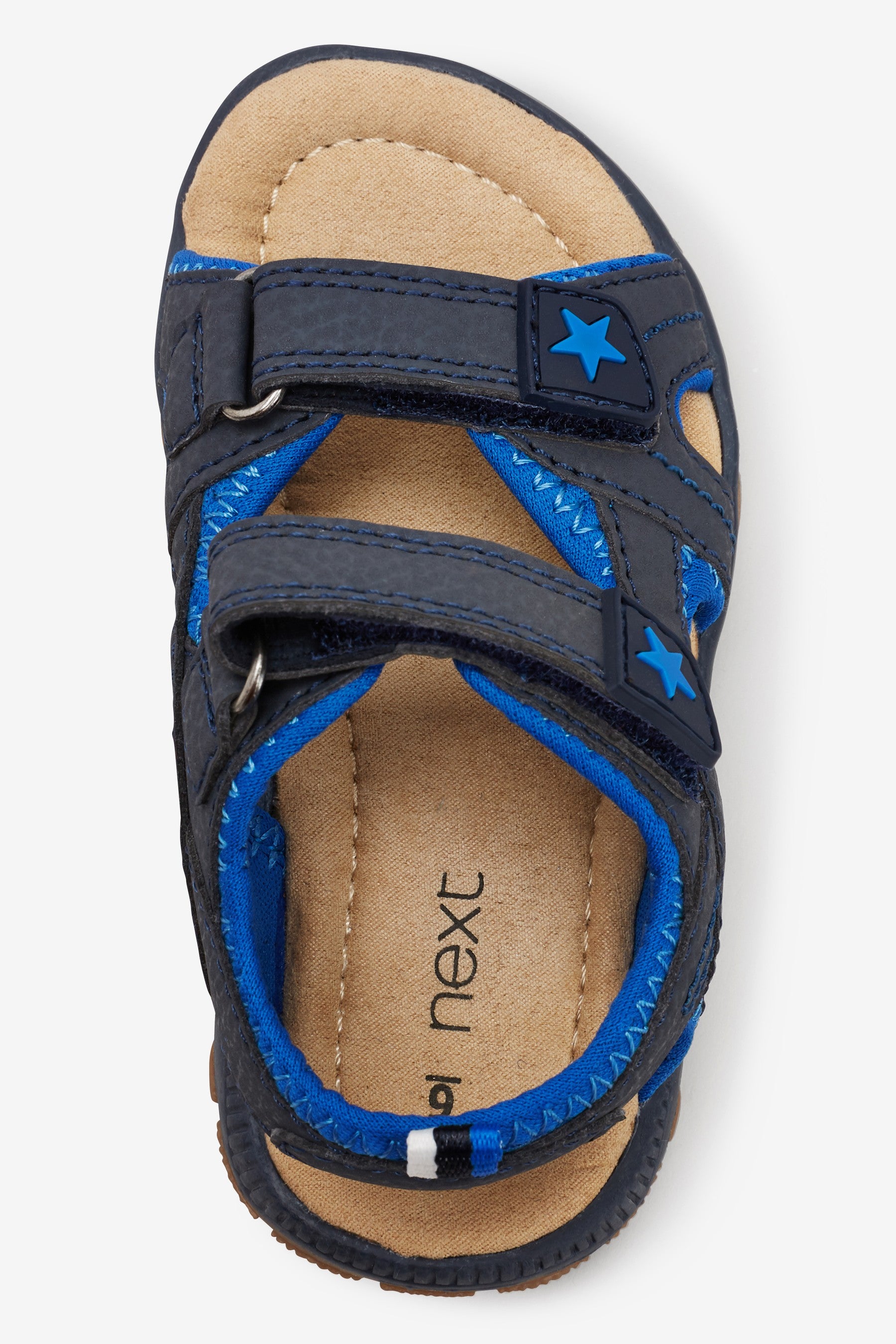 Navy Blue Two Strap Trekker Sandals