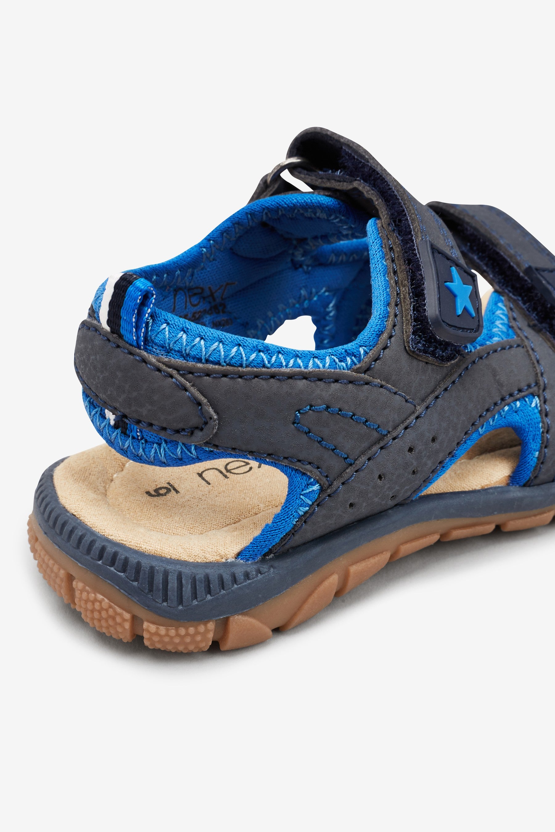 Navy Blue Two Strap Trekker Sandals