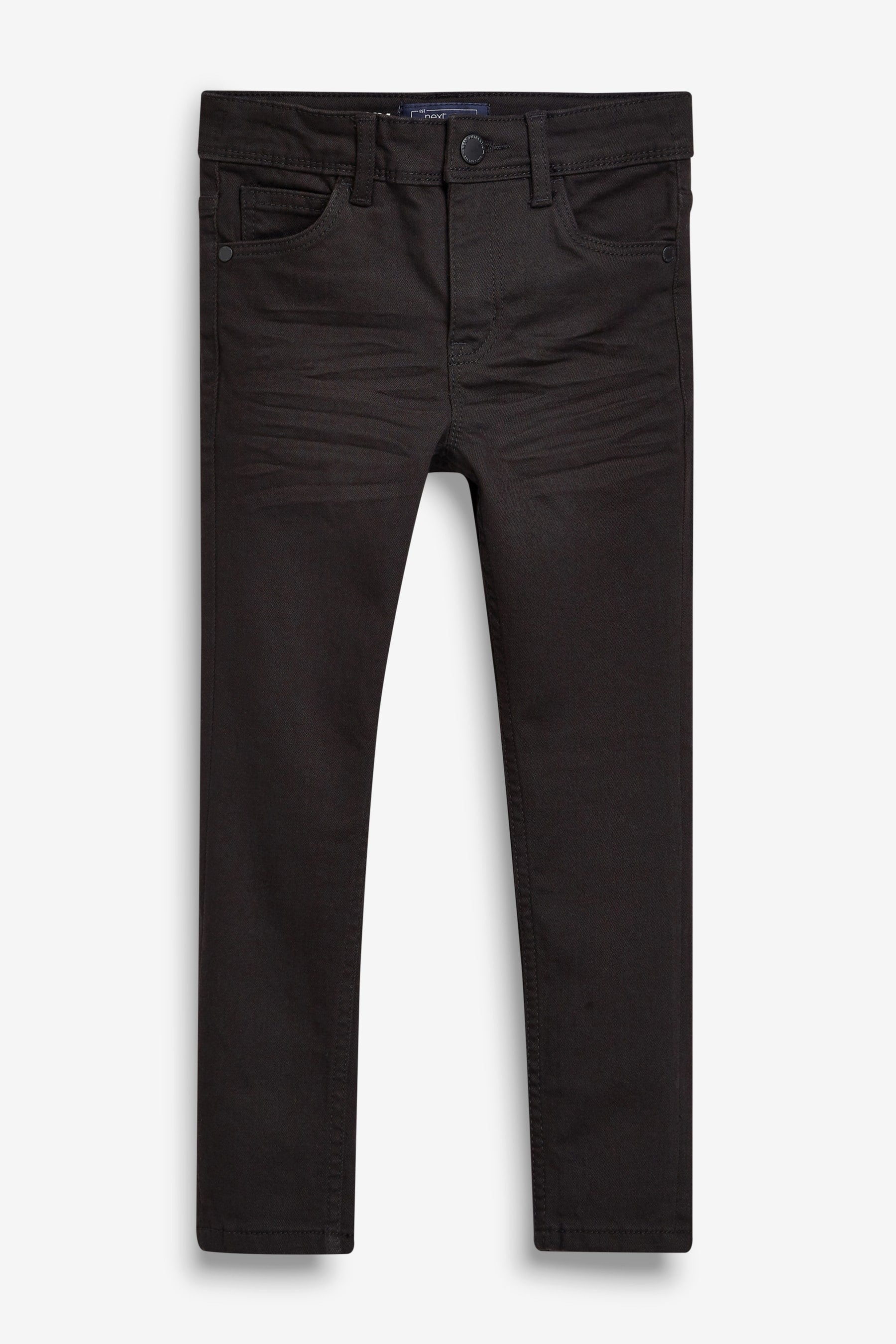 Black Cotton Rich Stretch Jeans (3-17yrs)