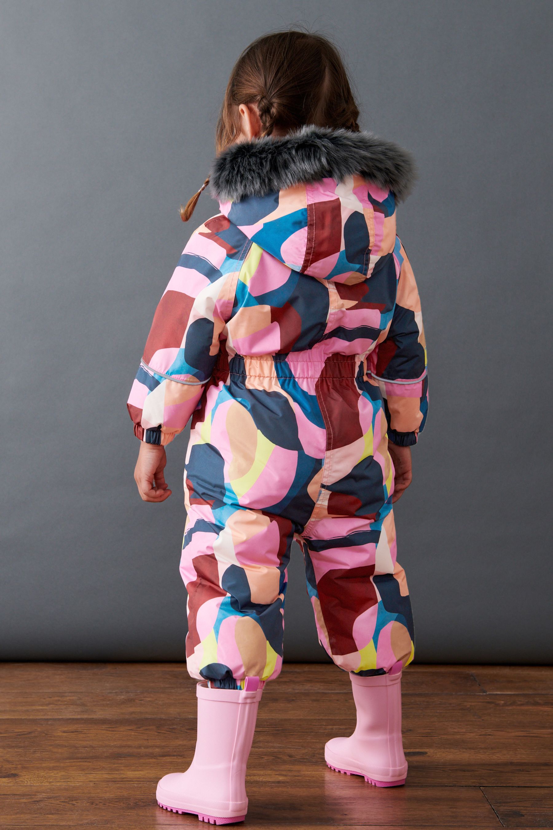 Multi Shapes Waterproof Printed Snowsuit (3mths-7yrs)