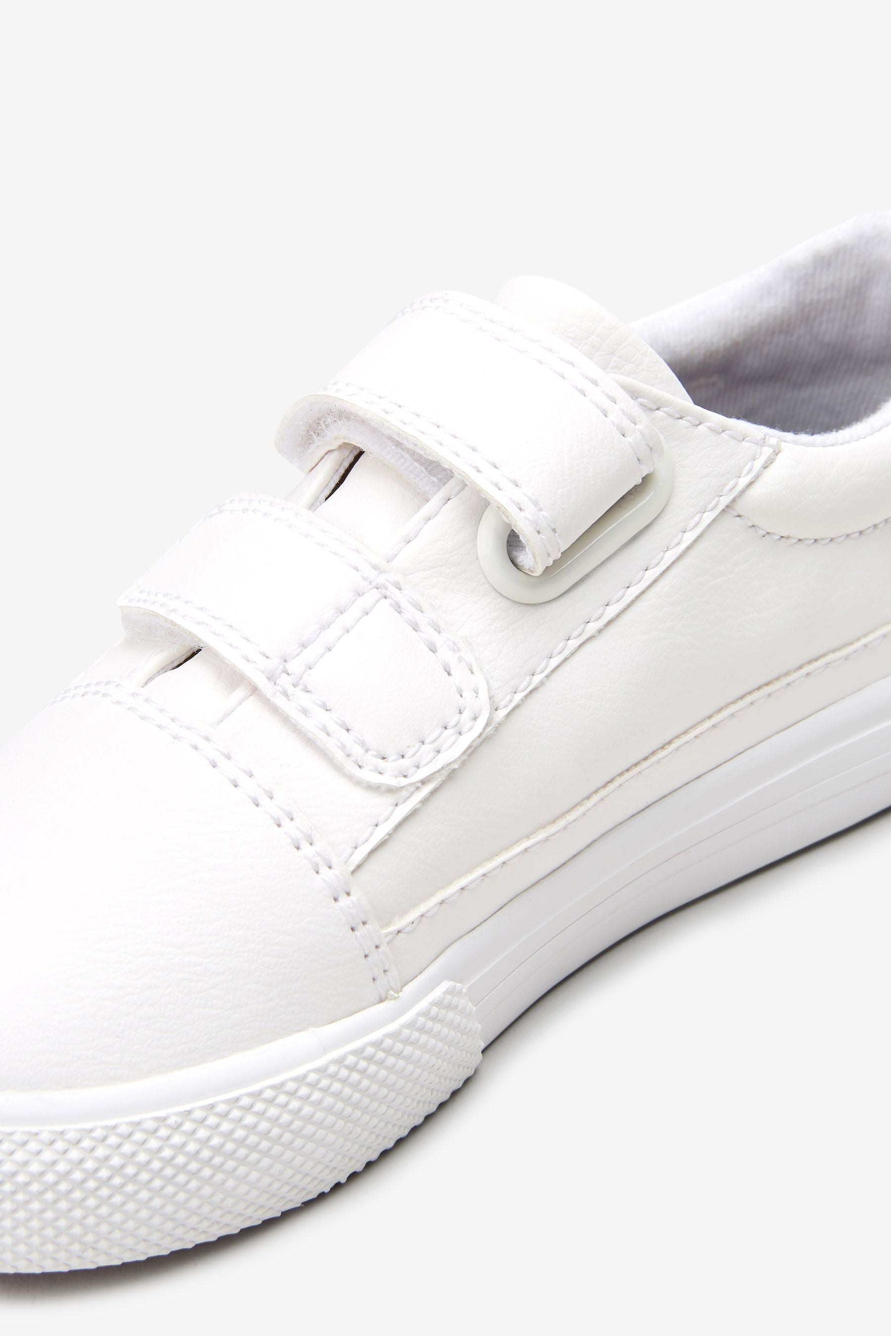 White Strap Touch Fastening Shoes