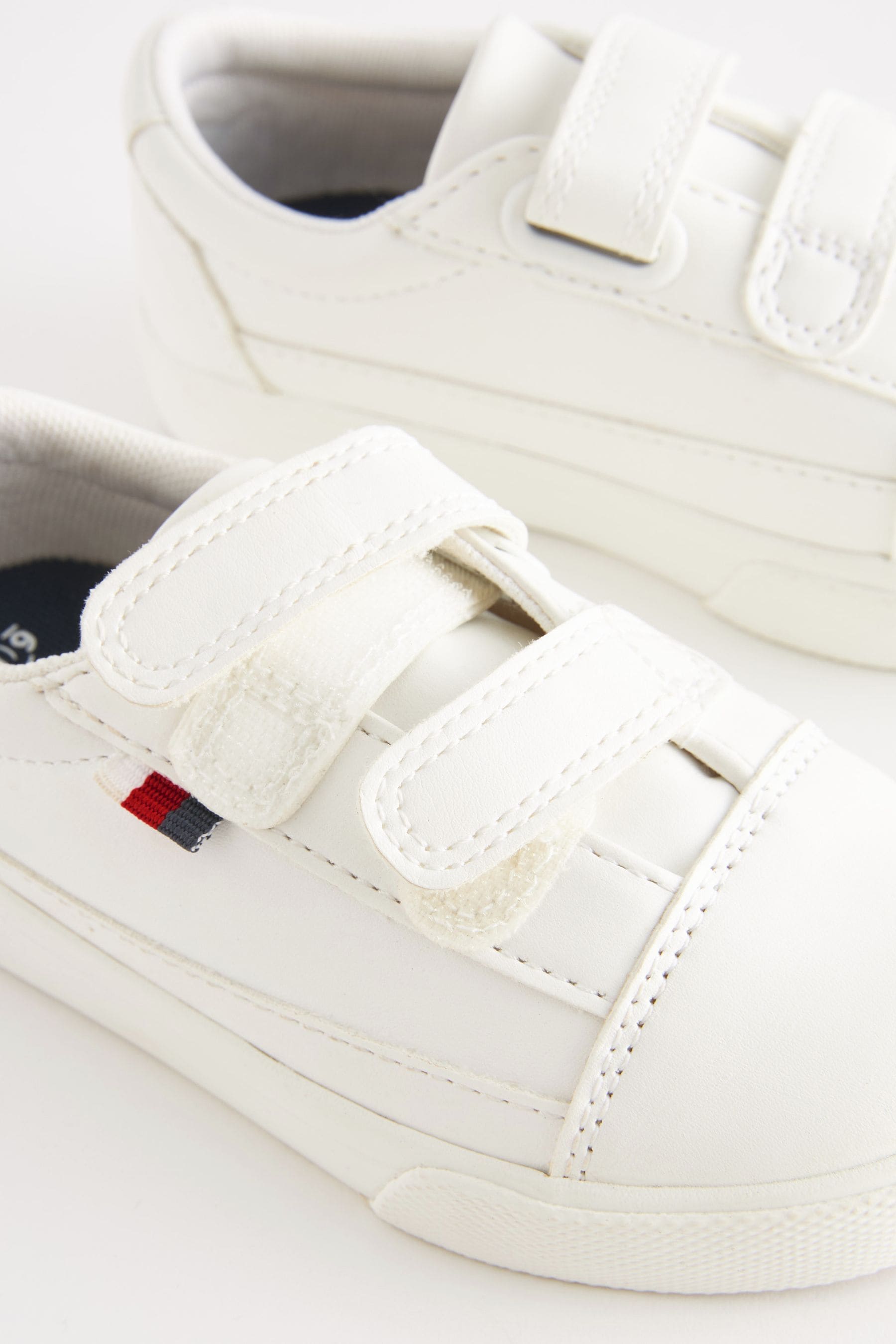 White Strap Touch Fastening Shoes