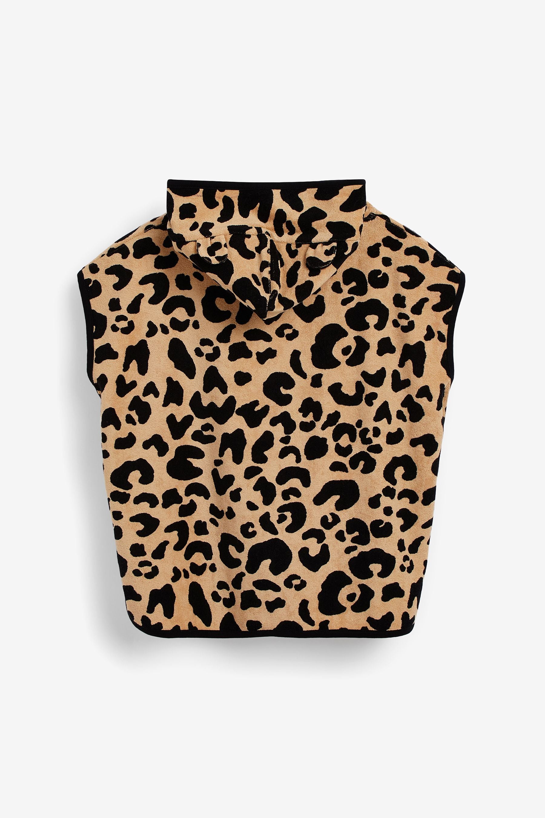 Leopard Myleene Klass Kids Animal Print Towelling Poncho