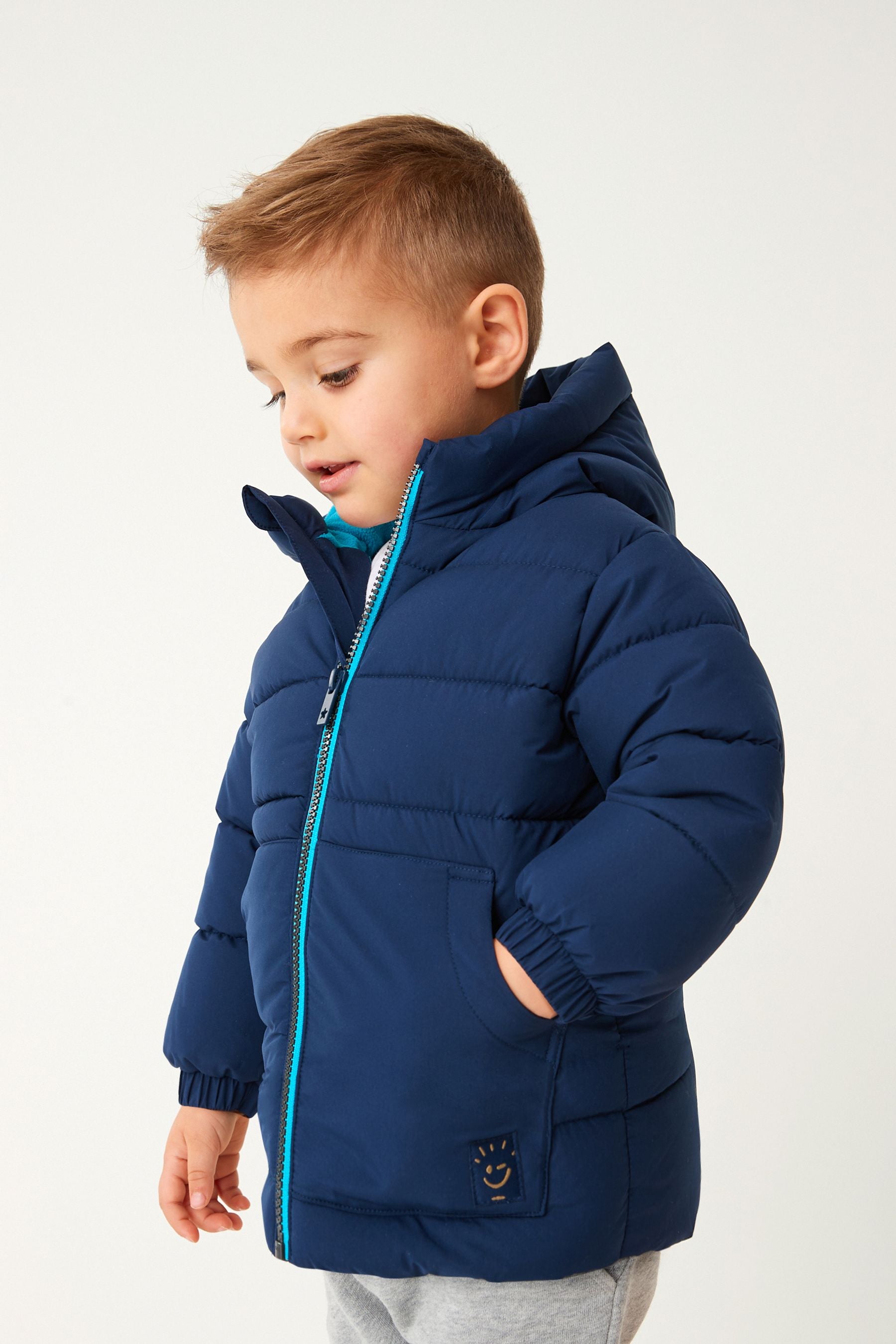 Navy Blue Padded Coat (3mths-7yrs)