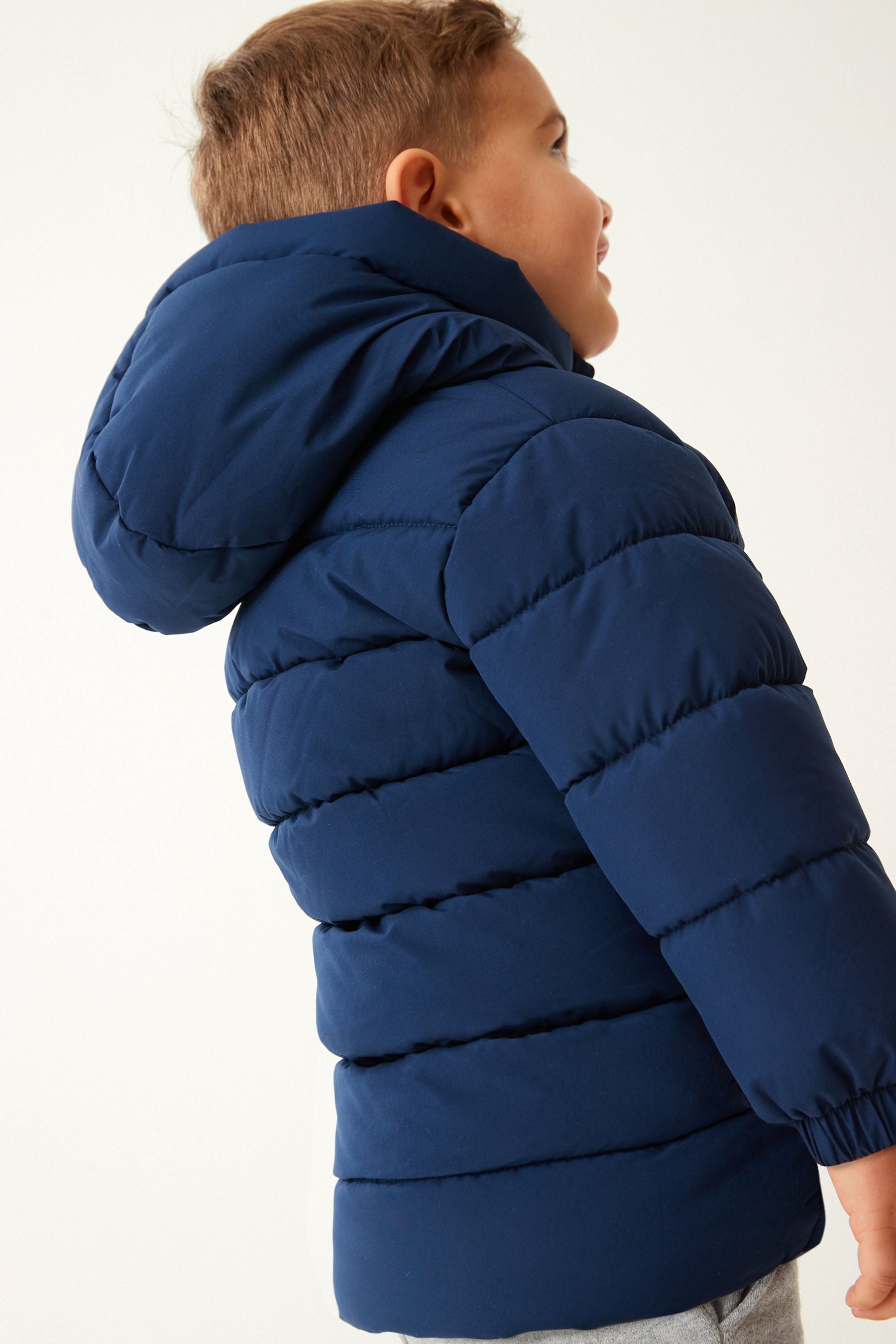 Navy Blue Padded Coat (3mths-7yrs)