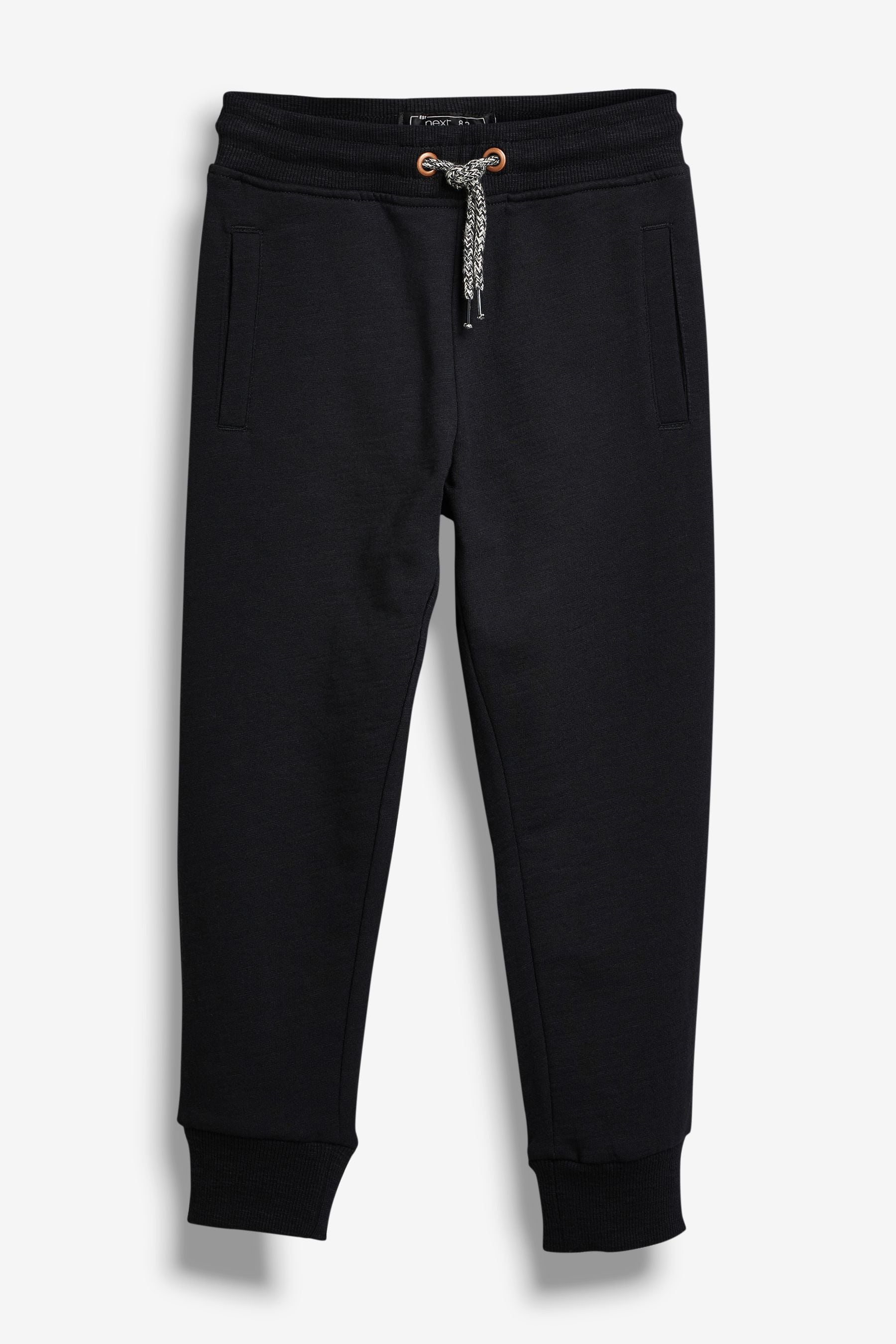 Black/Grey Cotton Rich 2 Pack Joggers (3-16yrs)