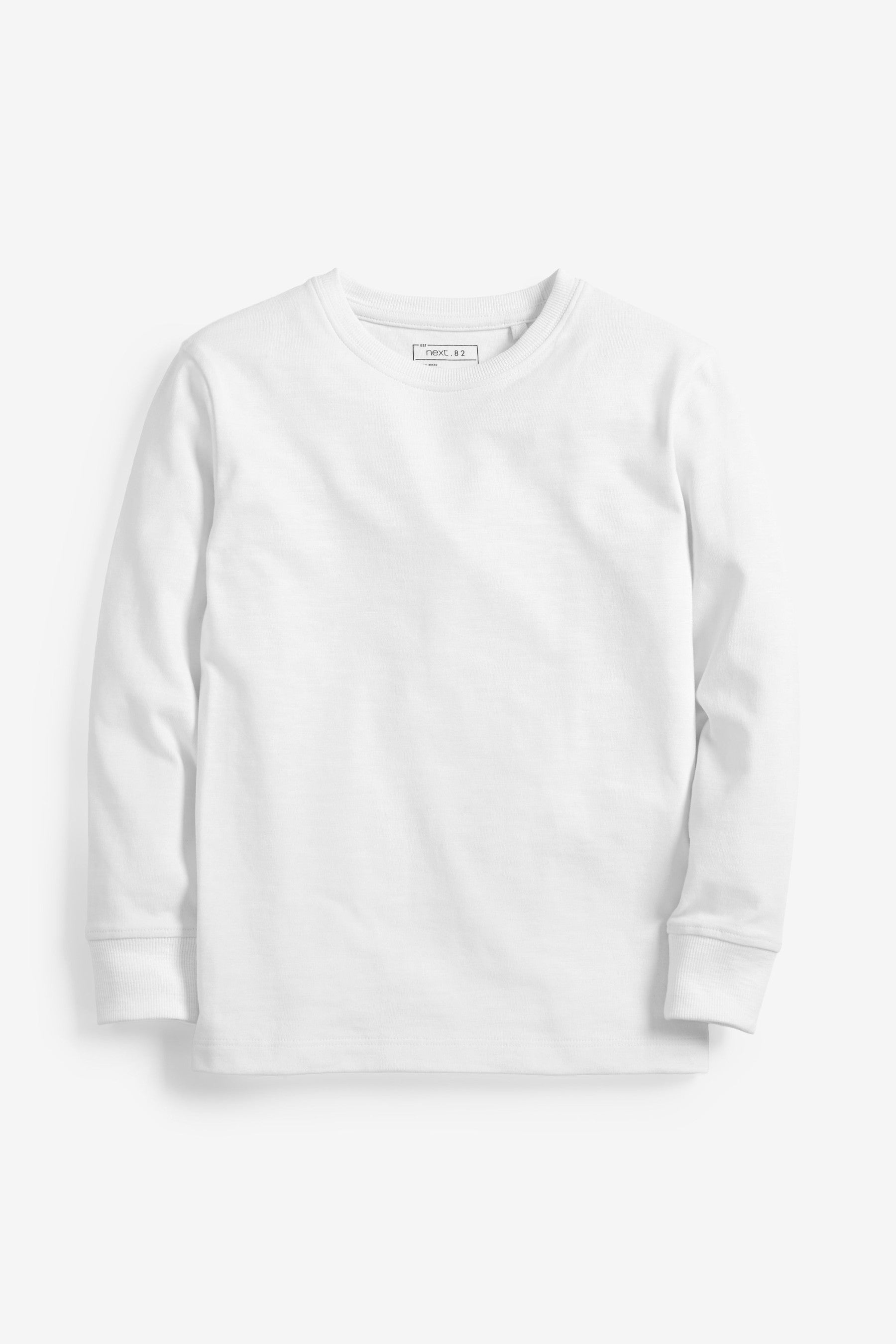 White Long Sleeve Cosy T-Shirt (3-16yrs)