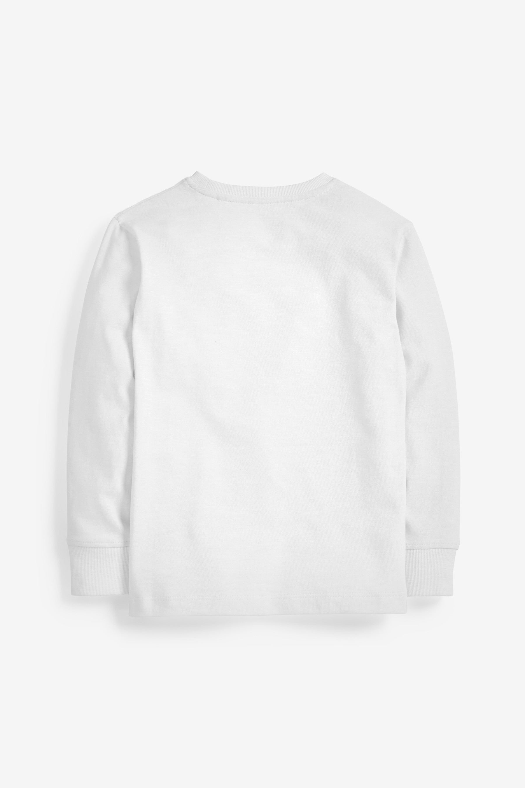 White Long Sleeve Cosy T-Shirt (3-16yrs)