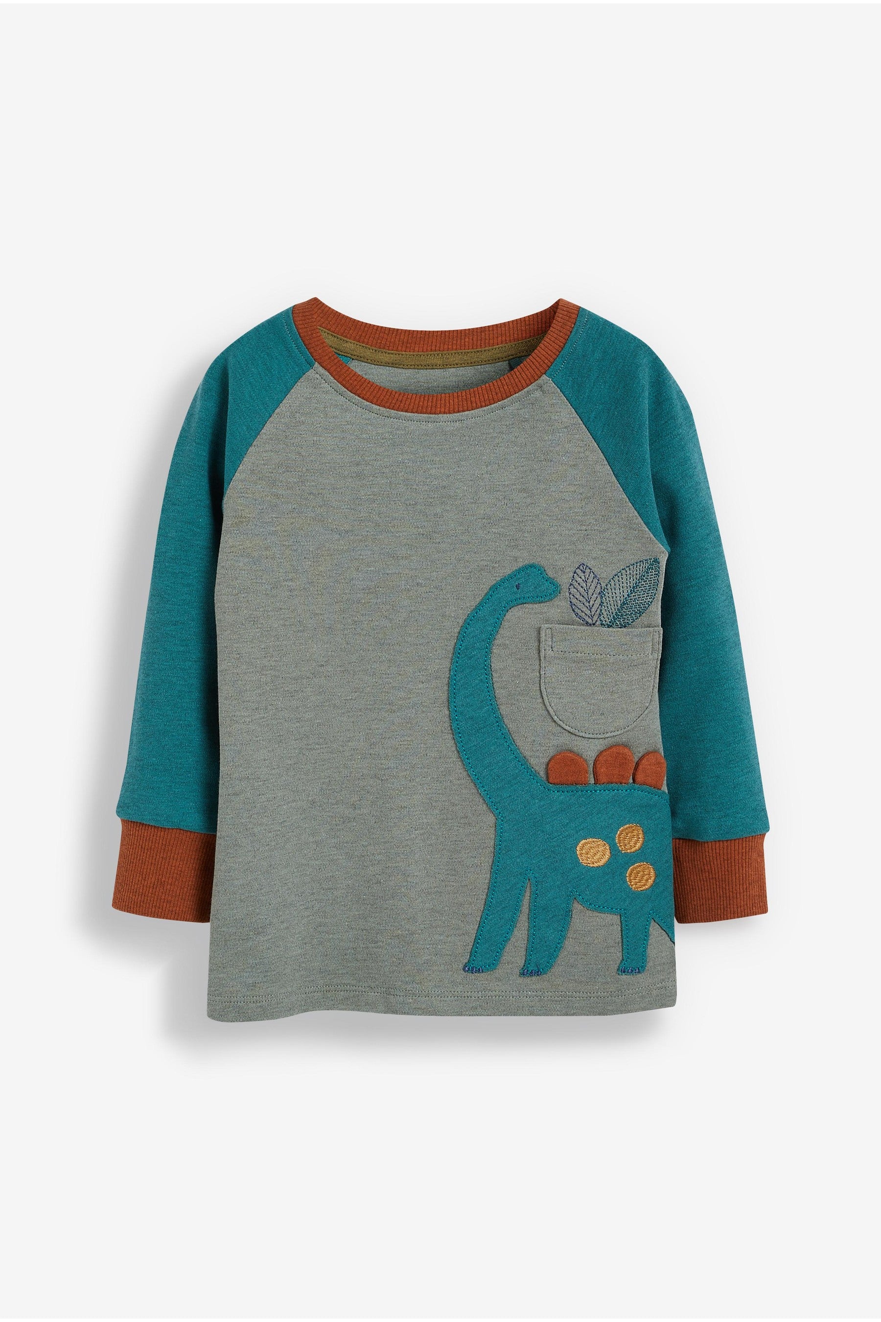 Teal/Blue Dino 3 Pack Snuggle Pyjamas (9mths-12yrs)