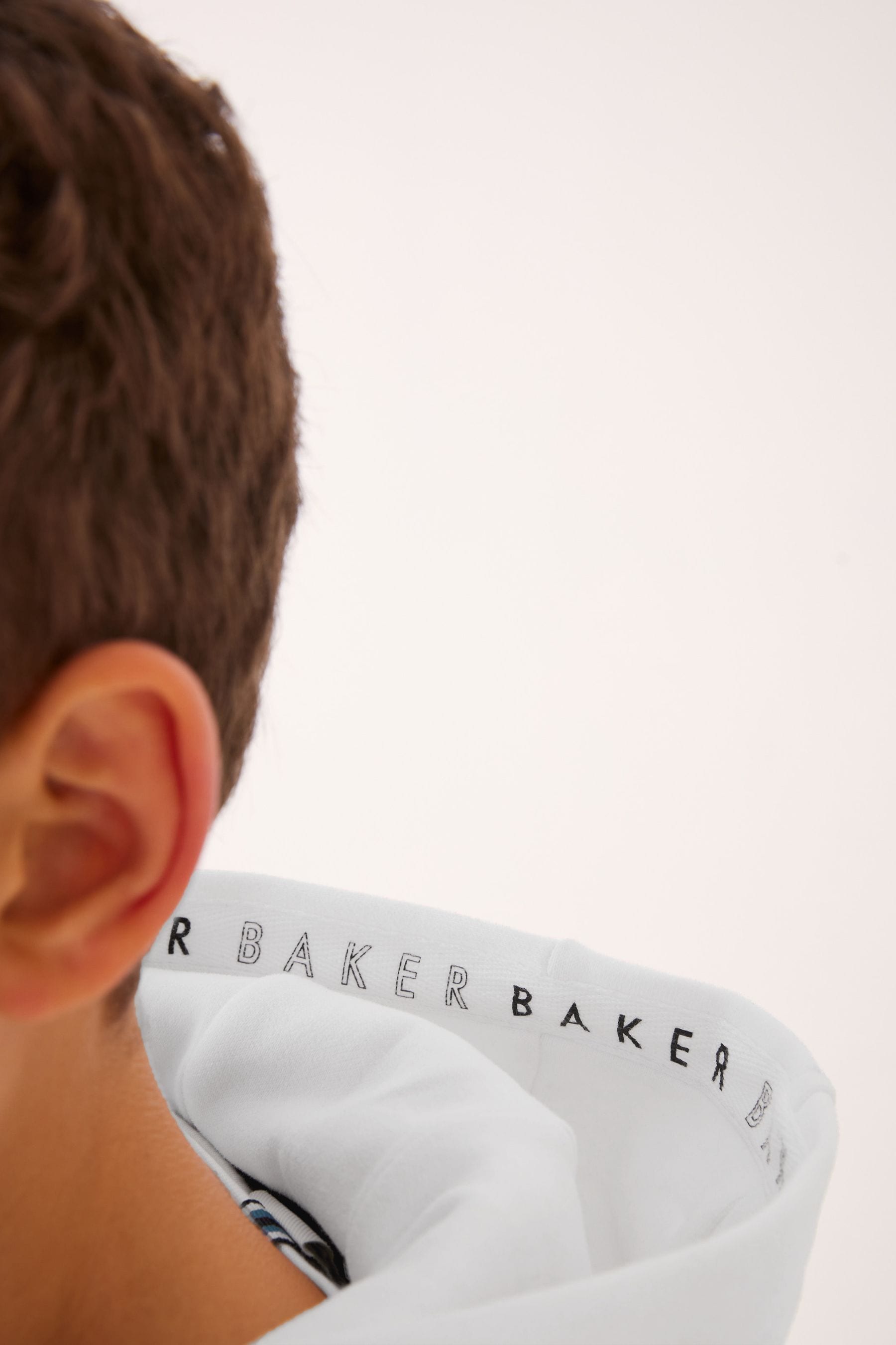 White Baker by Ted Baker Graphic White Hoodie