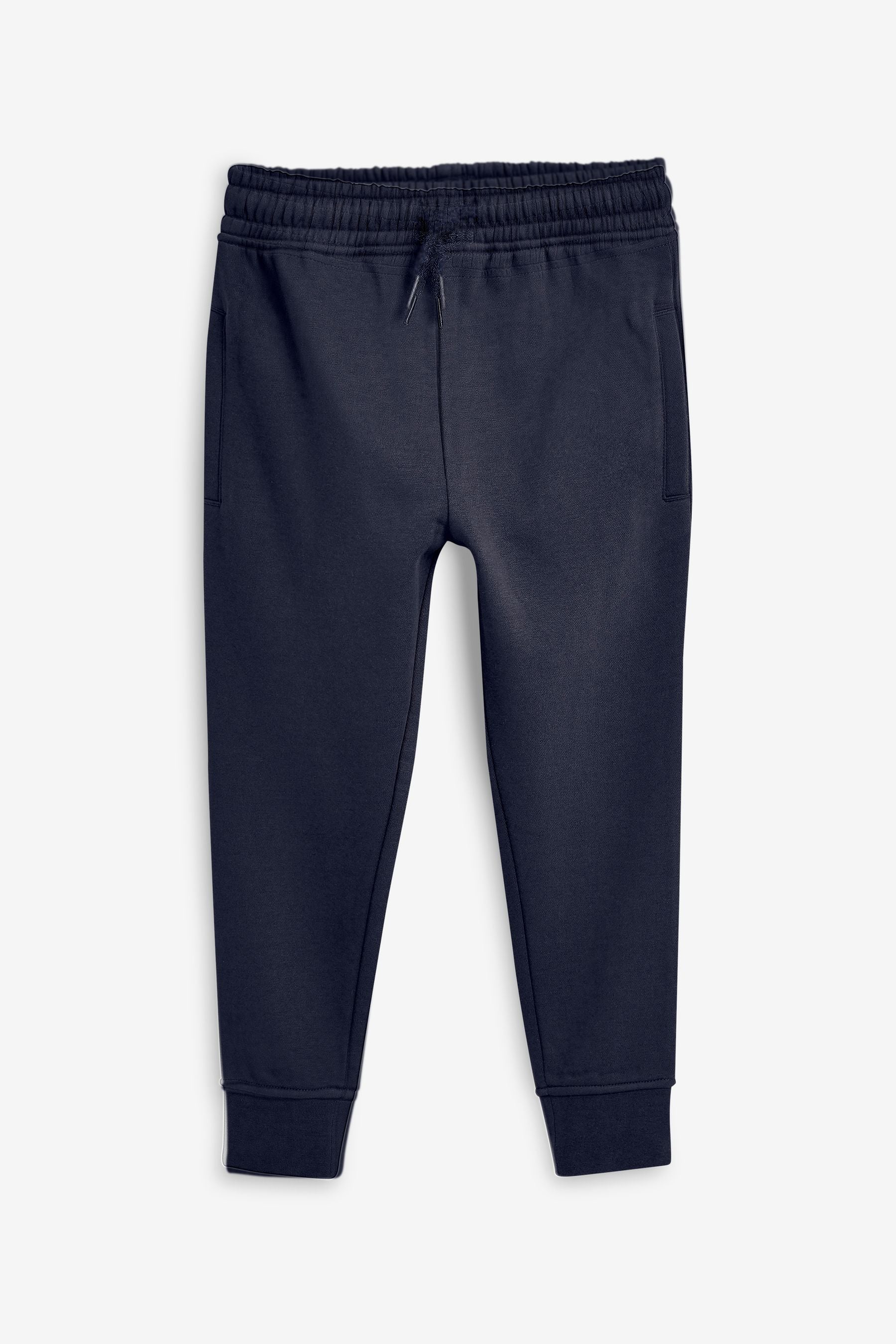 Navy Blue Cuffed Joggers (3-16yrs)