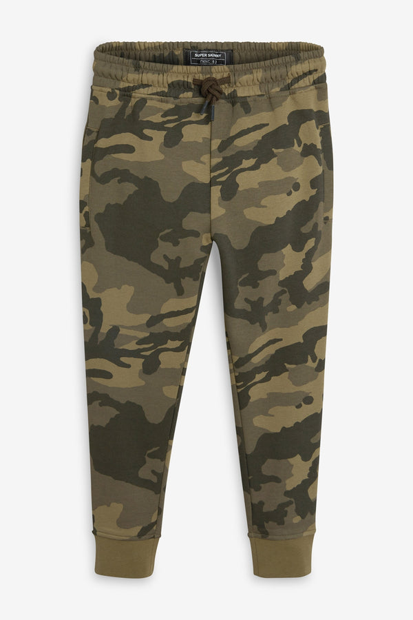 Green Camouflage Cuffed Joggers (3-16yrs)