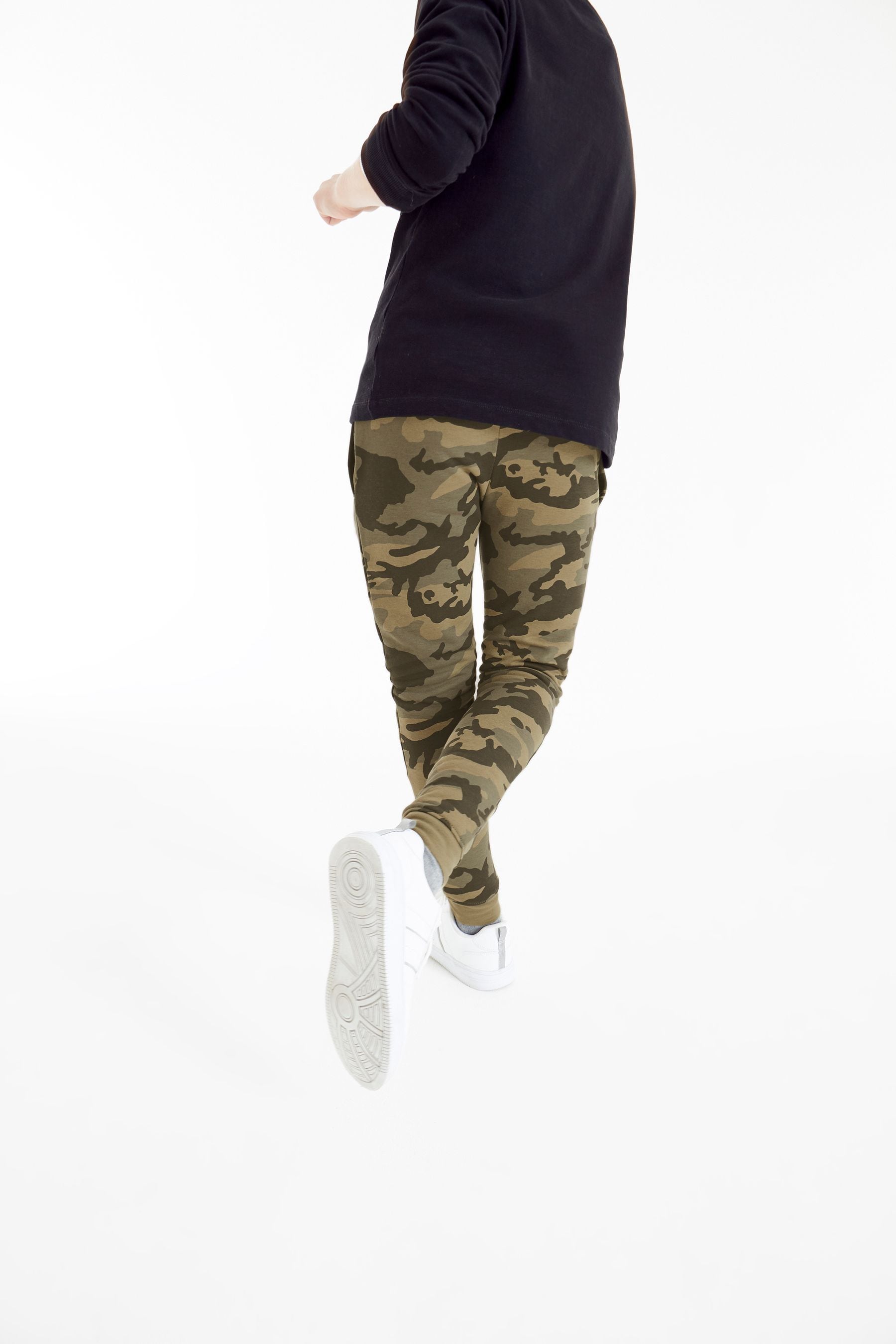 Green Camouflage Cuffed Joggers (3-16yrs)