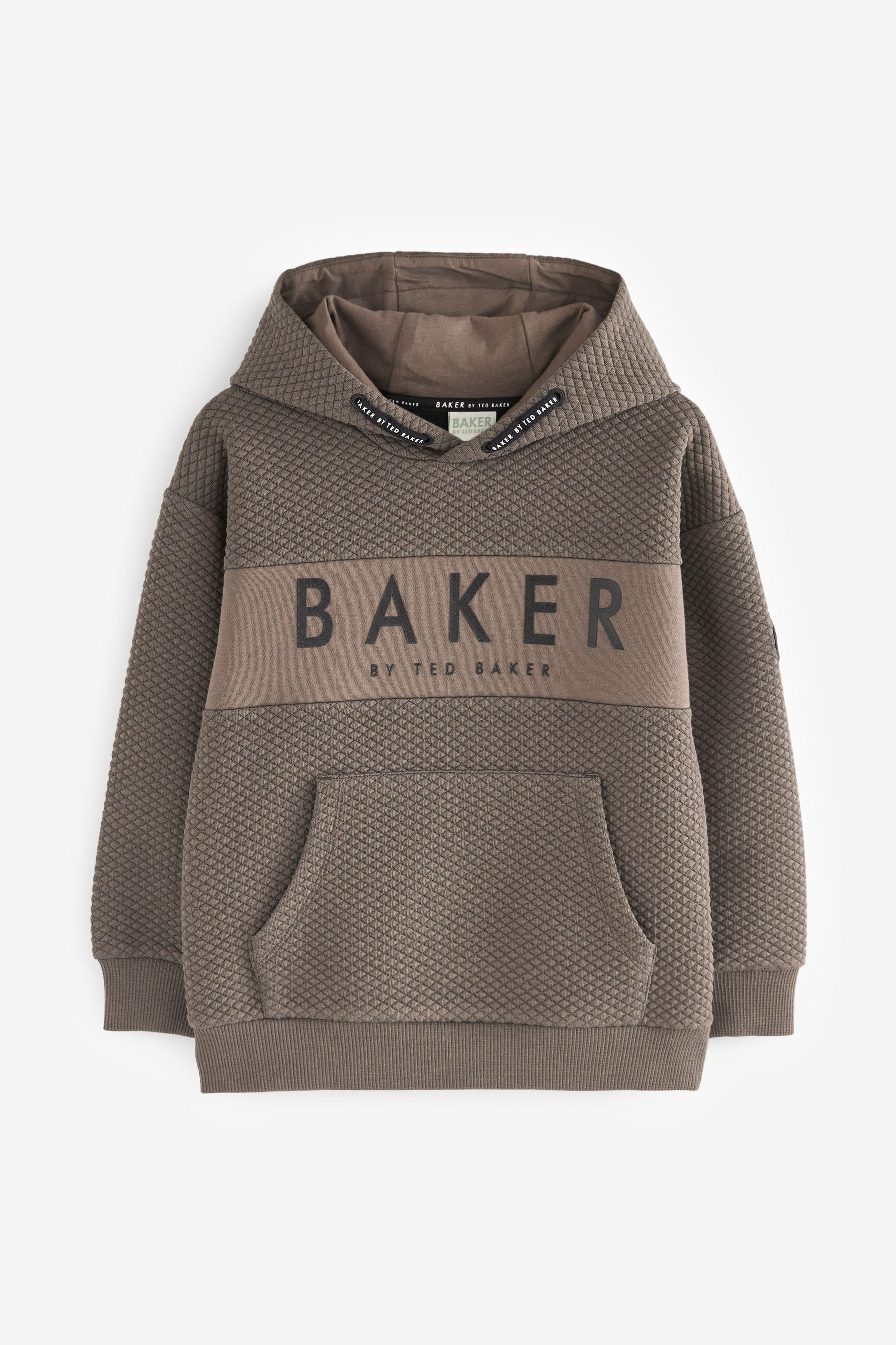 Neutral Baker by Ted Baker Textured Hoodie