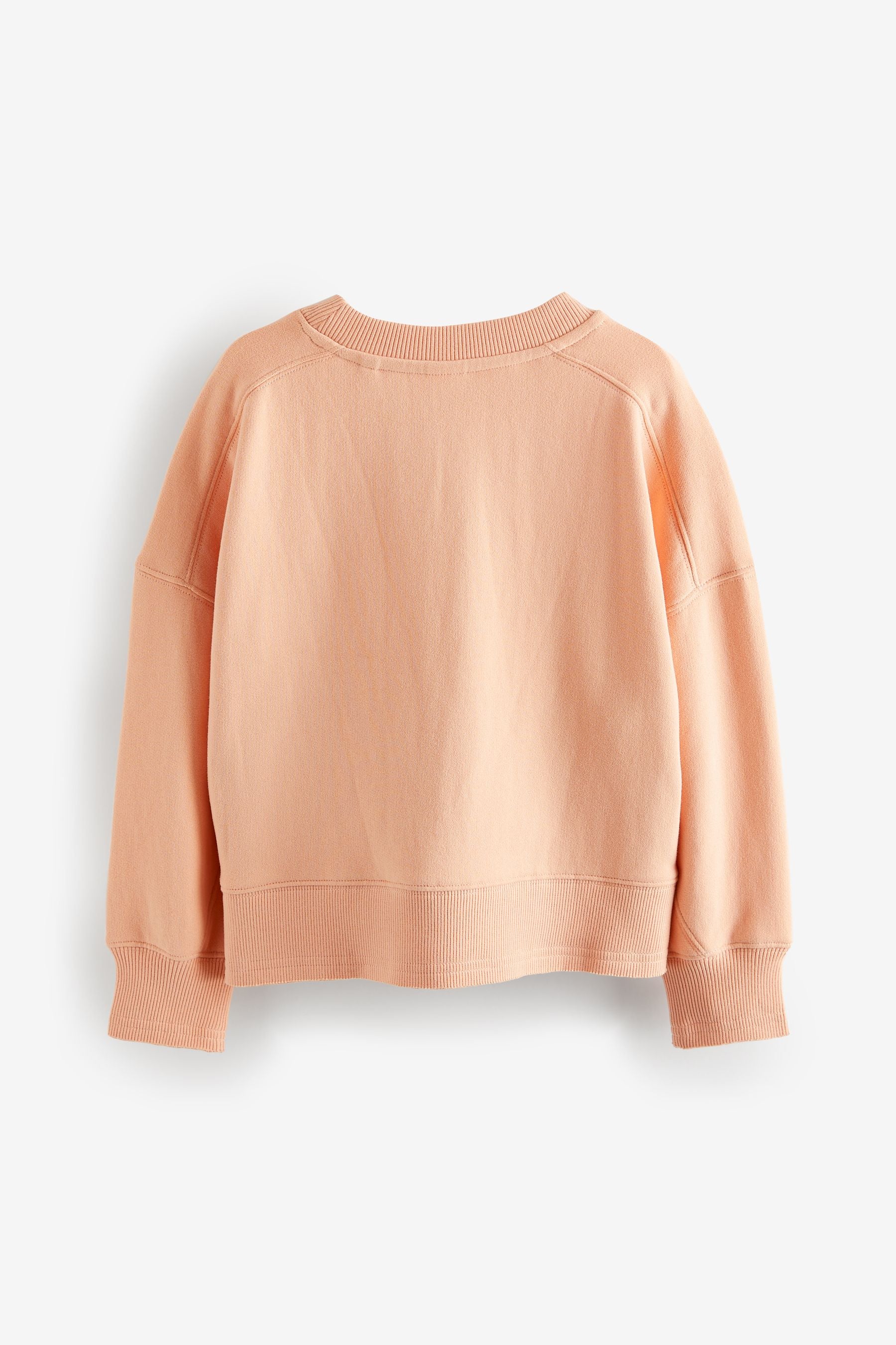 Orange Apricot Crew Sweatshirt Top (3-16yrs)