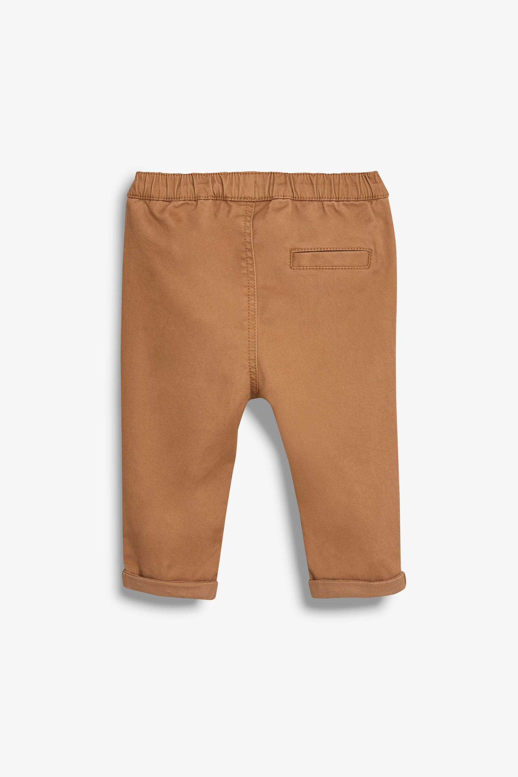 Tan Brown Woven Baby Chinos