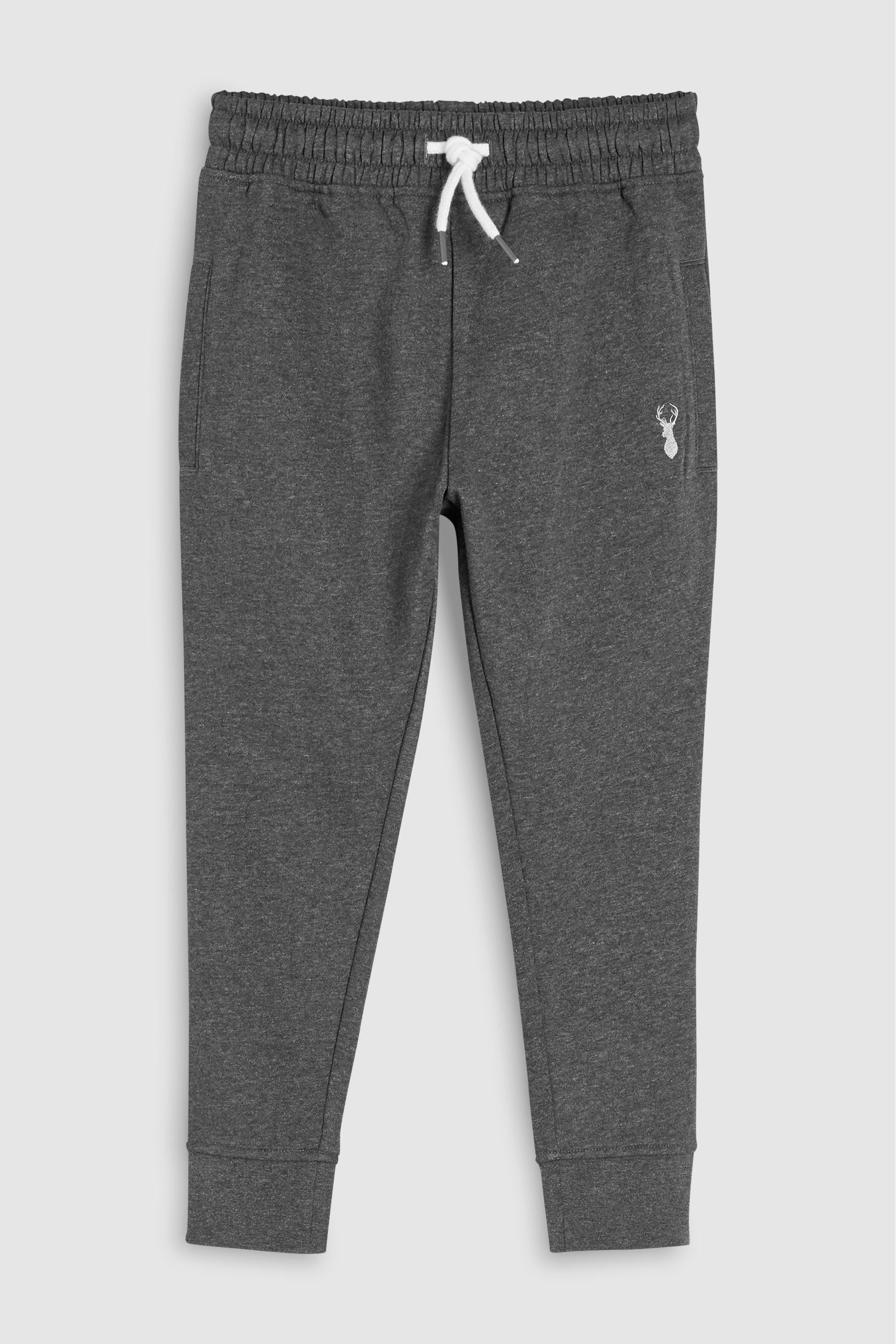 Dark Charcoal Grey Cuffed Joggers (3-17yrs)