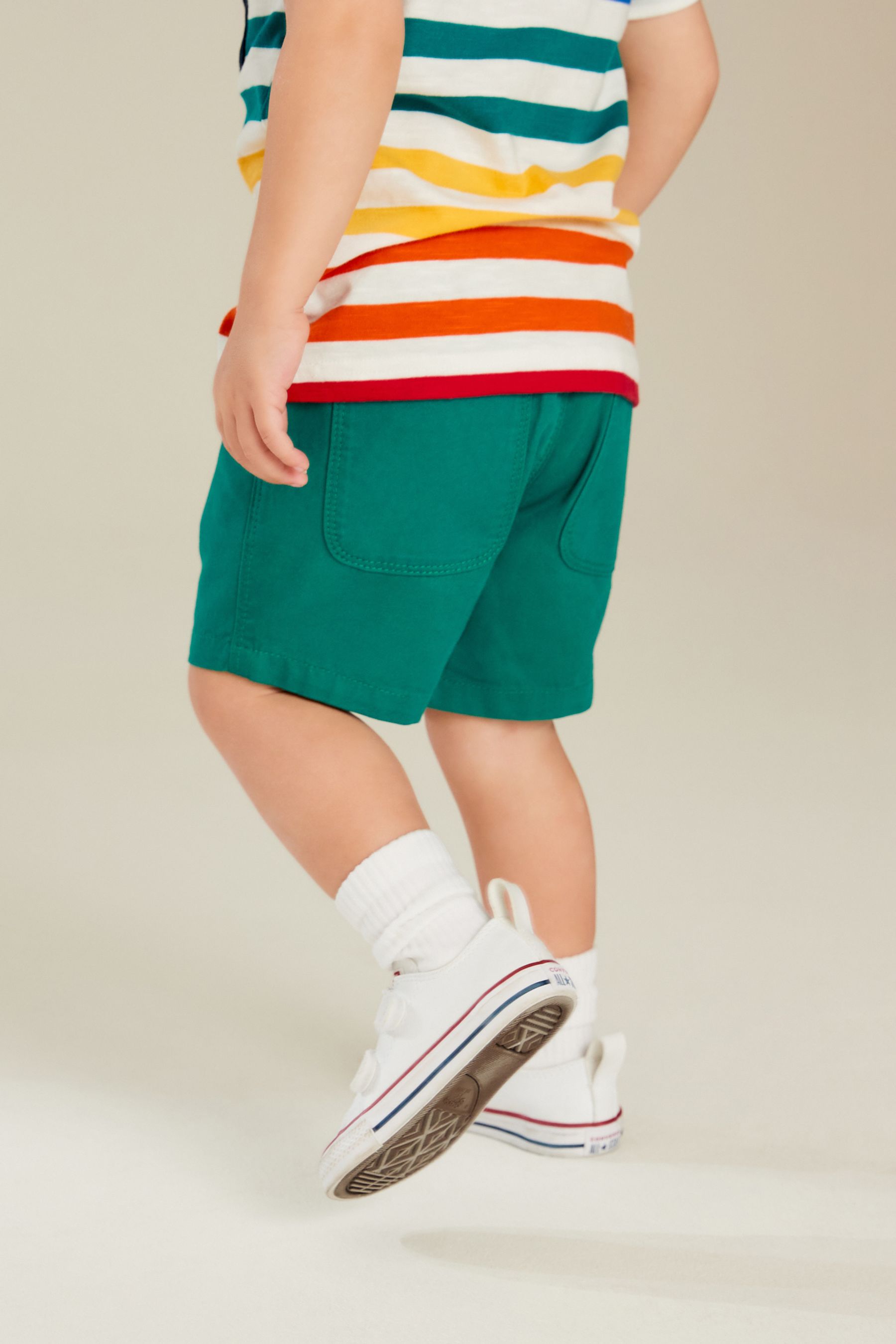 Dark Green Pull-On Shorts (3mths-7yrs)