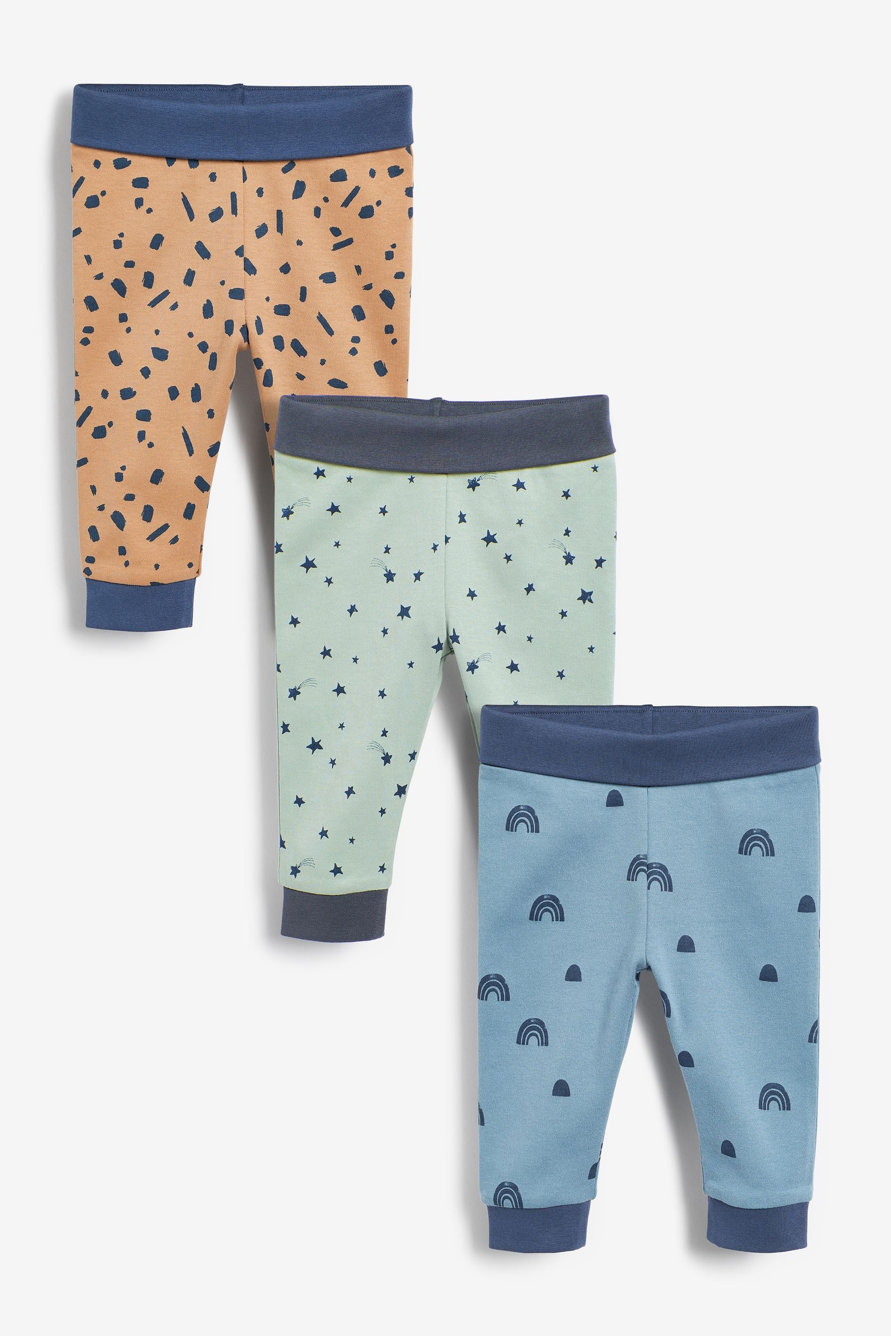 Blue Baby 3 Pack Leggings