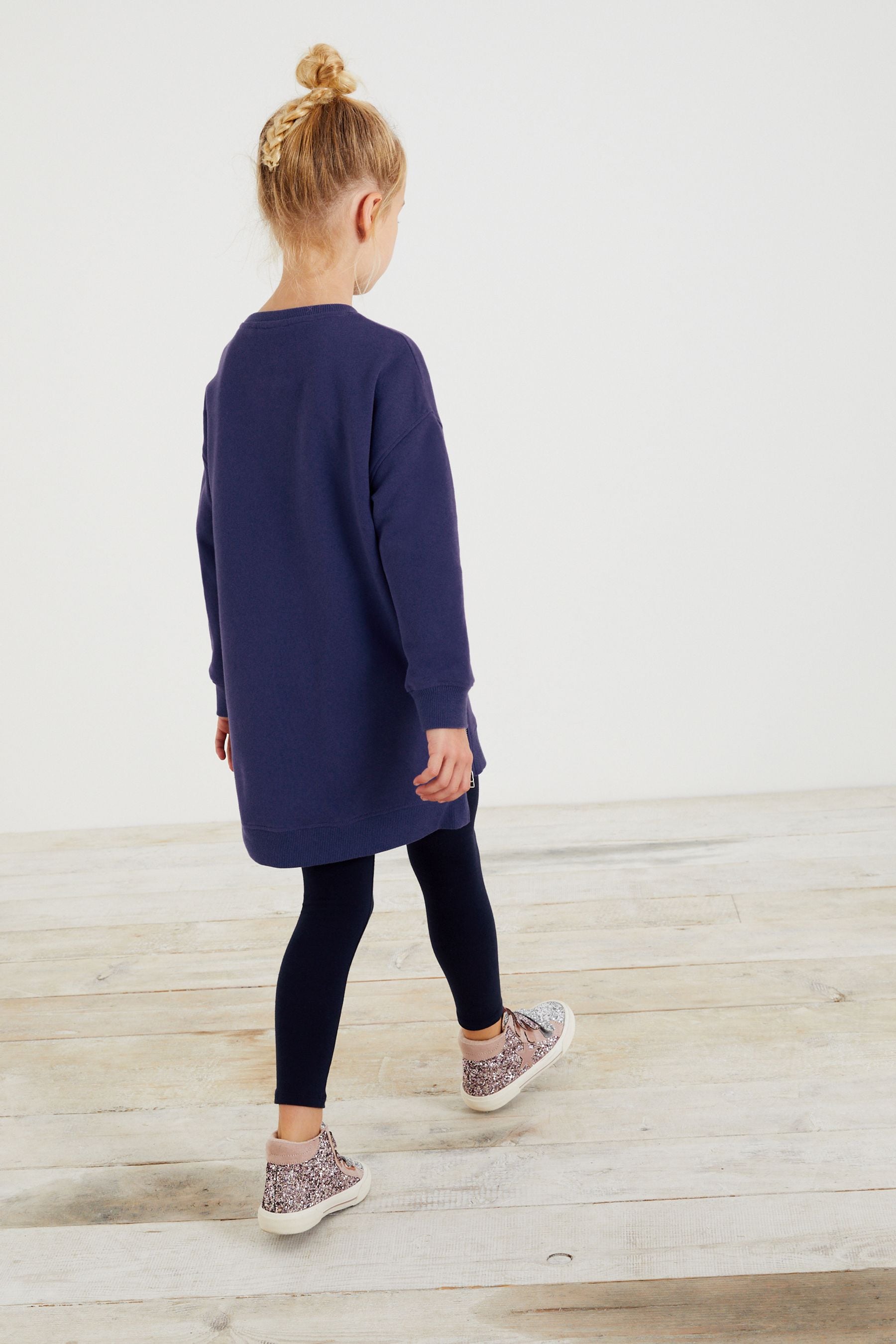 Blue Navy Leggings (3-16yrs)