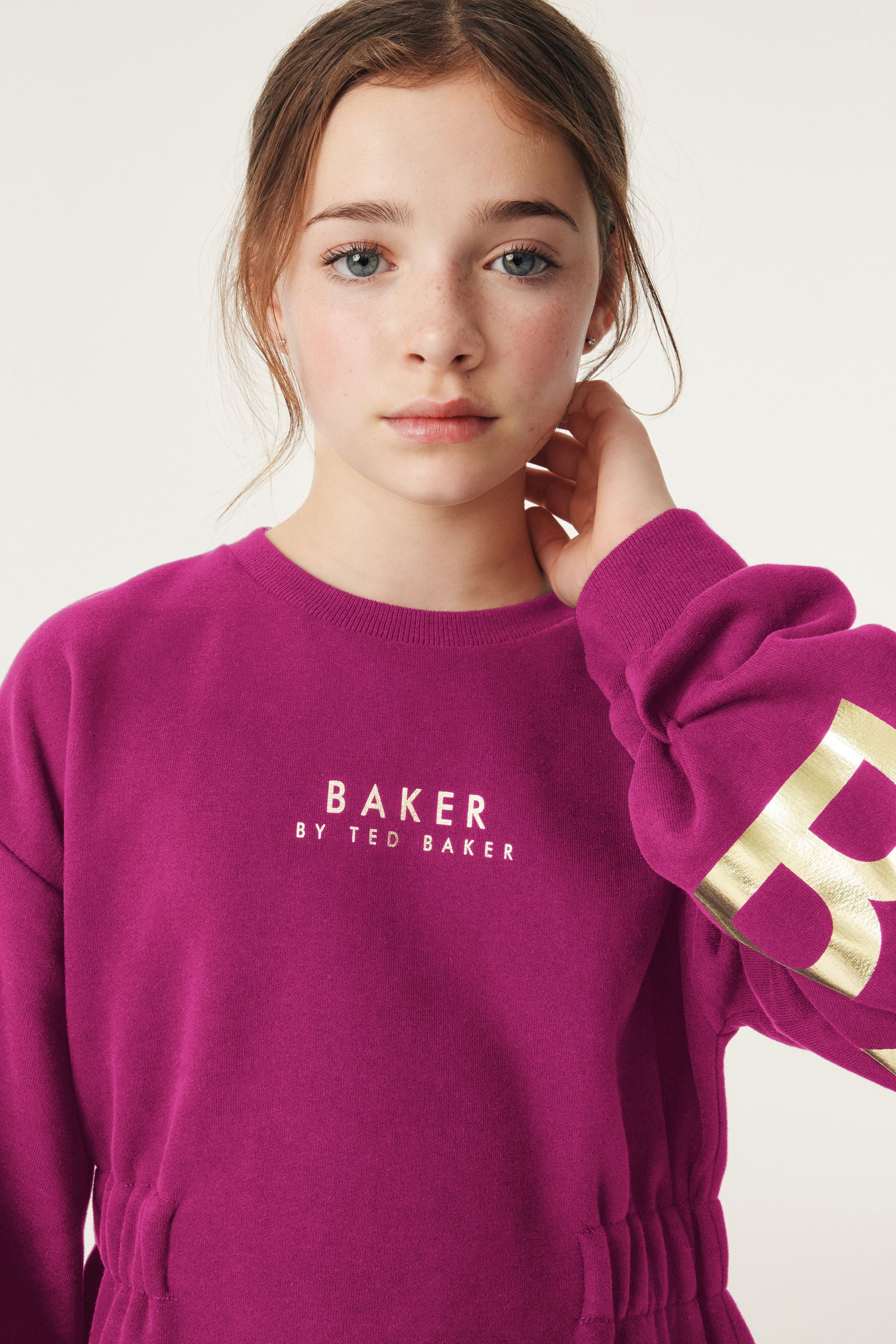 Baker by Ted Baker Branded Back Sweat Dress