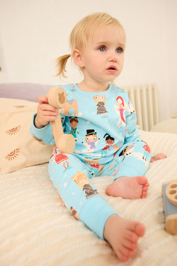 Blue Character Christmas Pyjamas (9mths-12yrs)